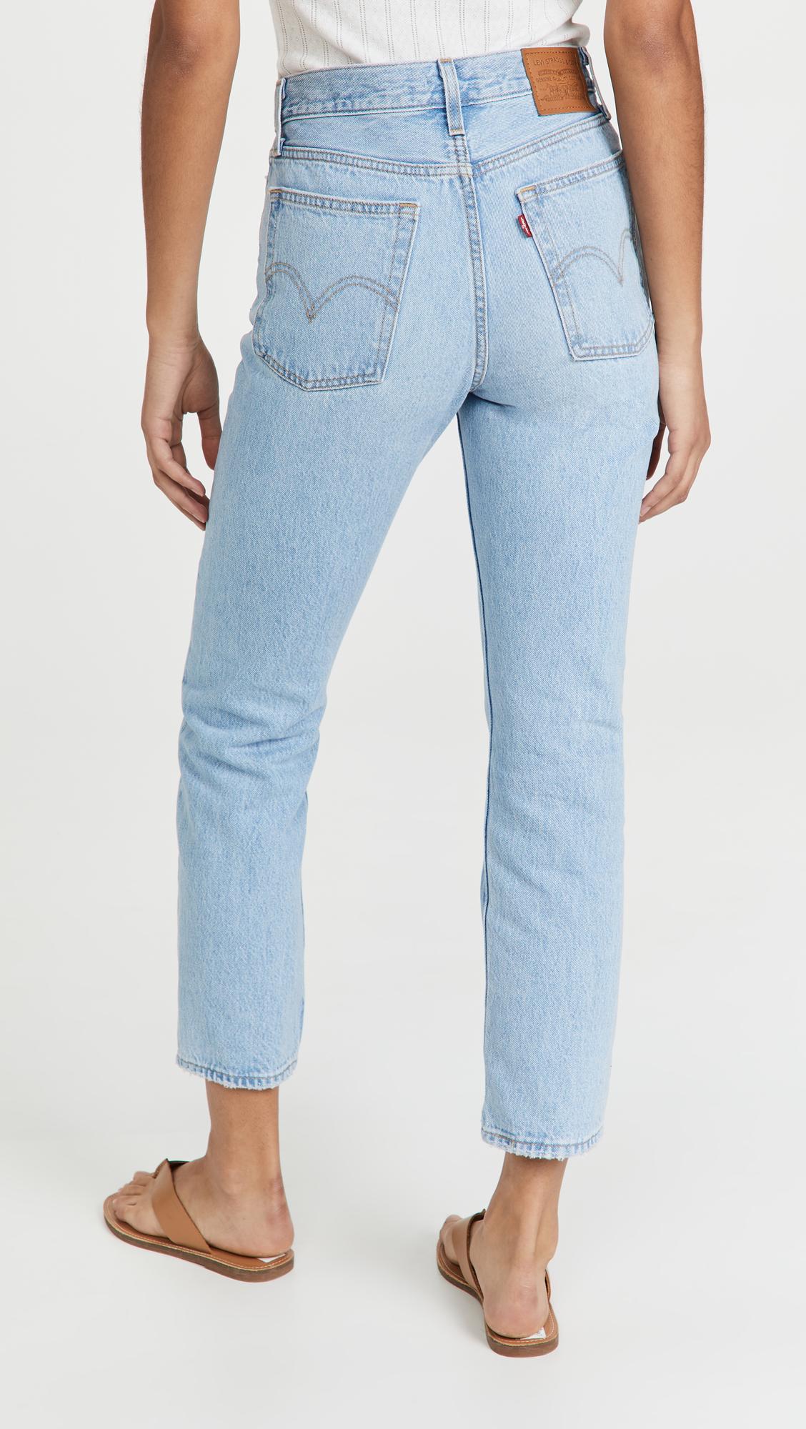 Levi's Premium Wedgie Straight Jeans, in Blue | Lyst Canada