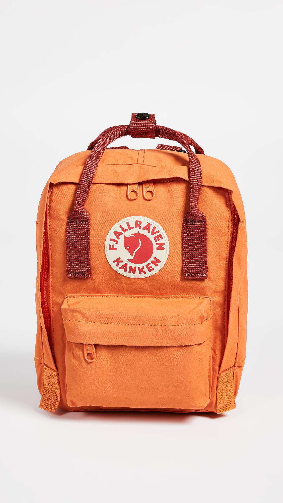 fjallraven backpack orange
