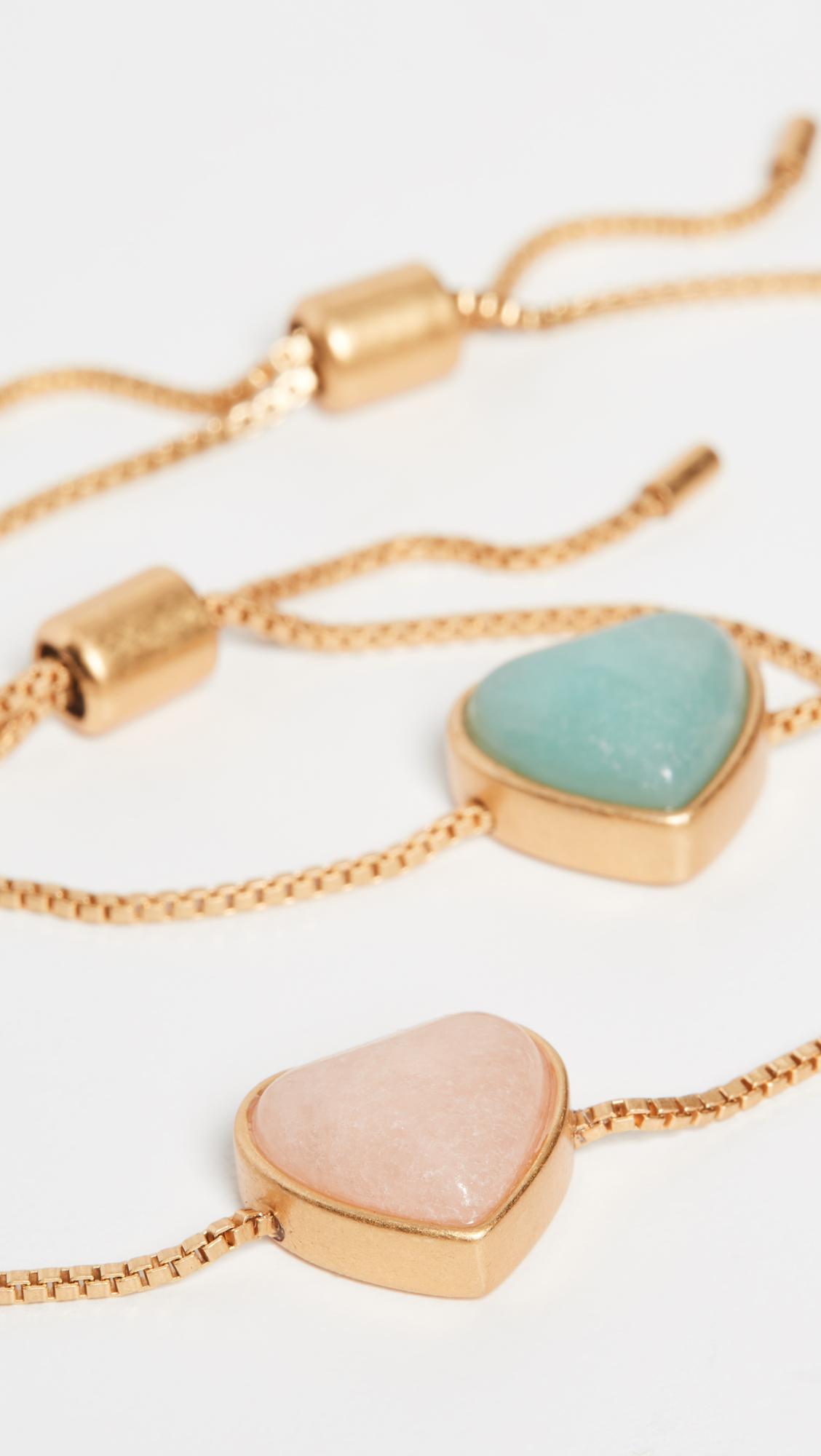 Madewell Stone Heart Friendship Bracelets | Lyst