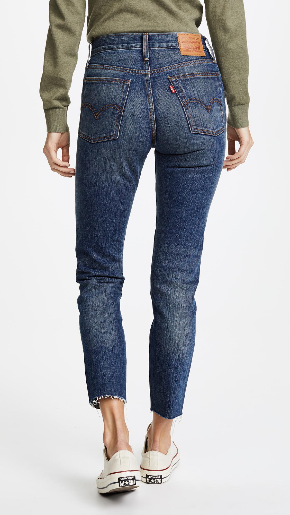 Levis Wedgie Icon Jeans In Blue Lyst