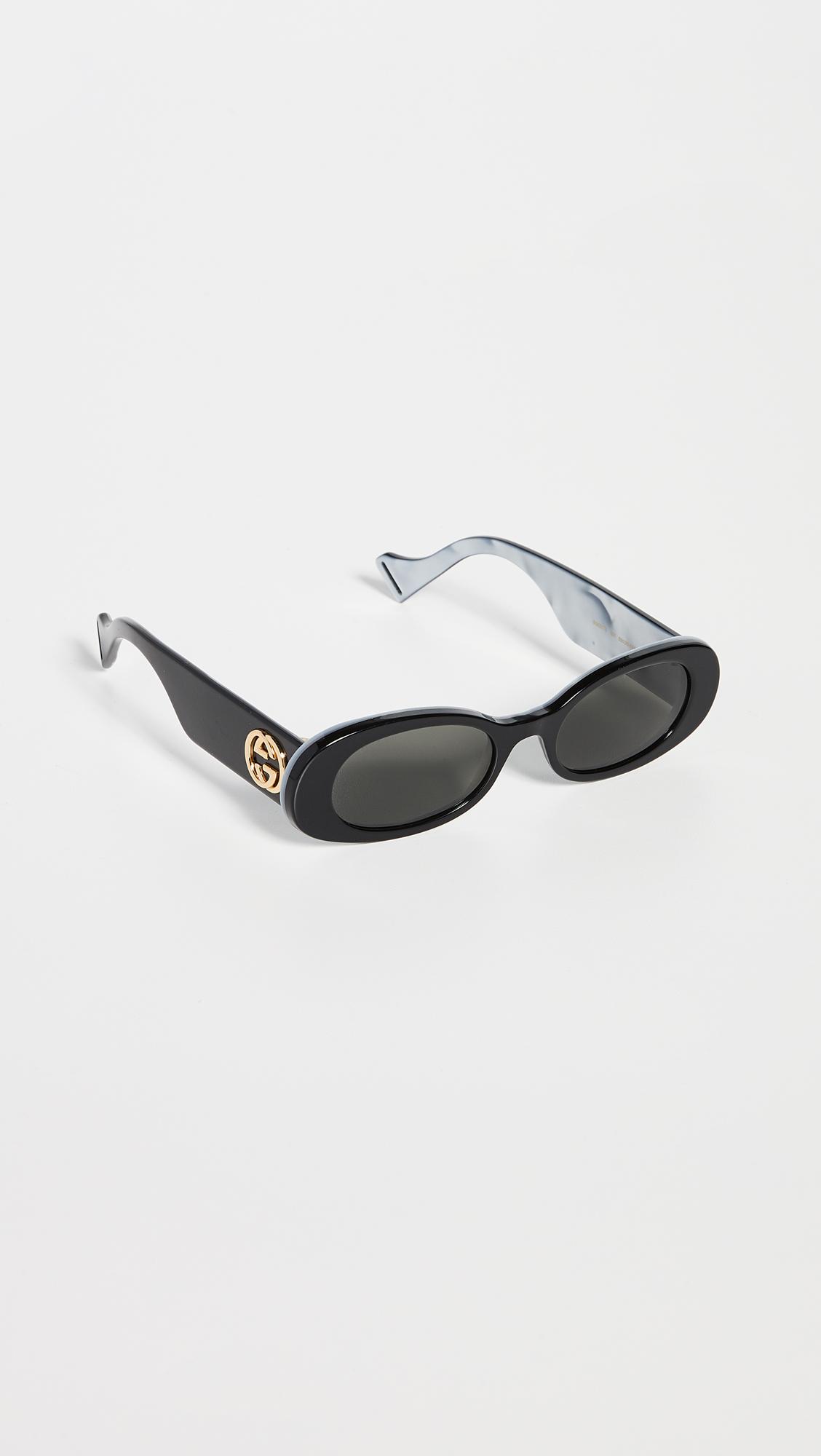Gucci Fluo Narrow Acetate Sunglasses | Lyst