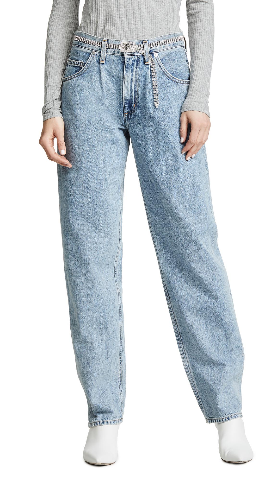 Agolde Denim Baggy Oversized Jeans With Pleats in Blue - Lyst