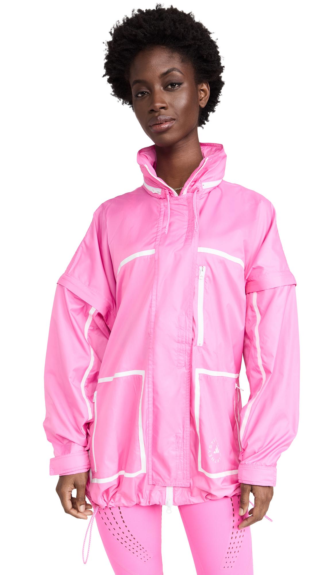 adidas By Stella McCartney True Nature Packable Jacket in Pink | Lyst