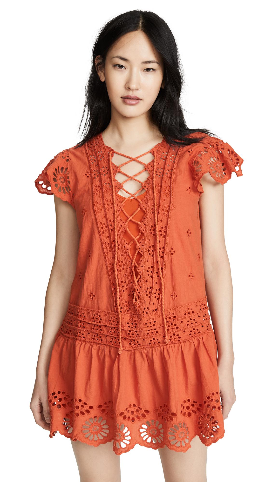 esperanza eyelet mini dress
