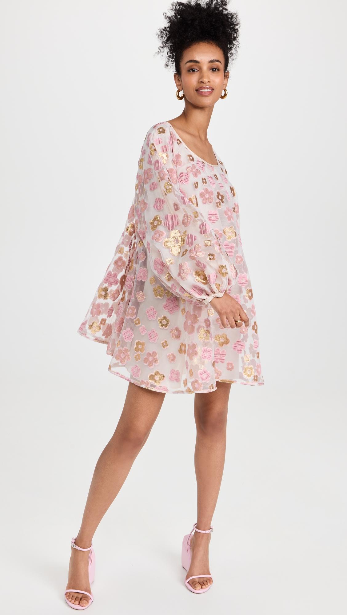 arianne elmy organza good luck dress Sky Blue Magnolia Floral Good Luck Dress, XXL +3" / Sky Blue Magnolia Floral