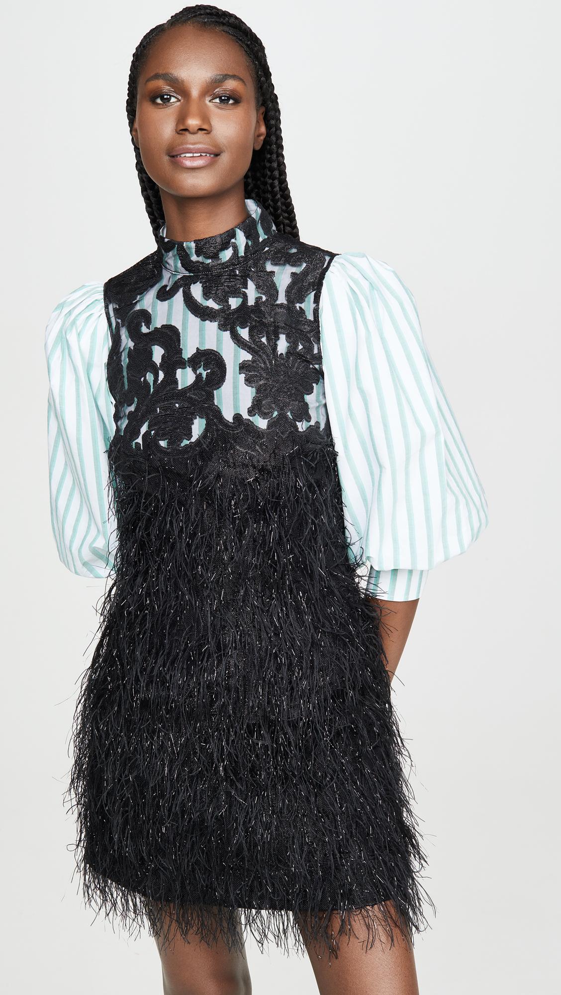 ganni cotton dress