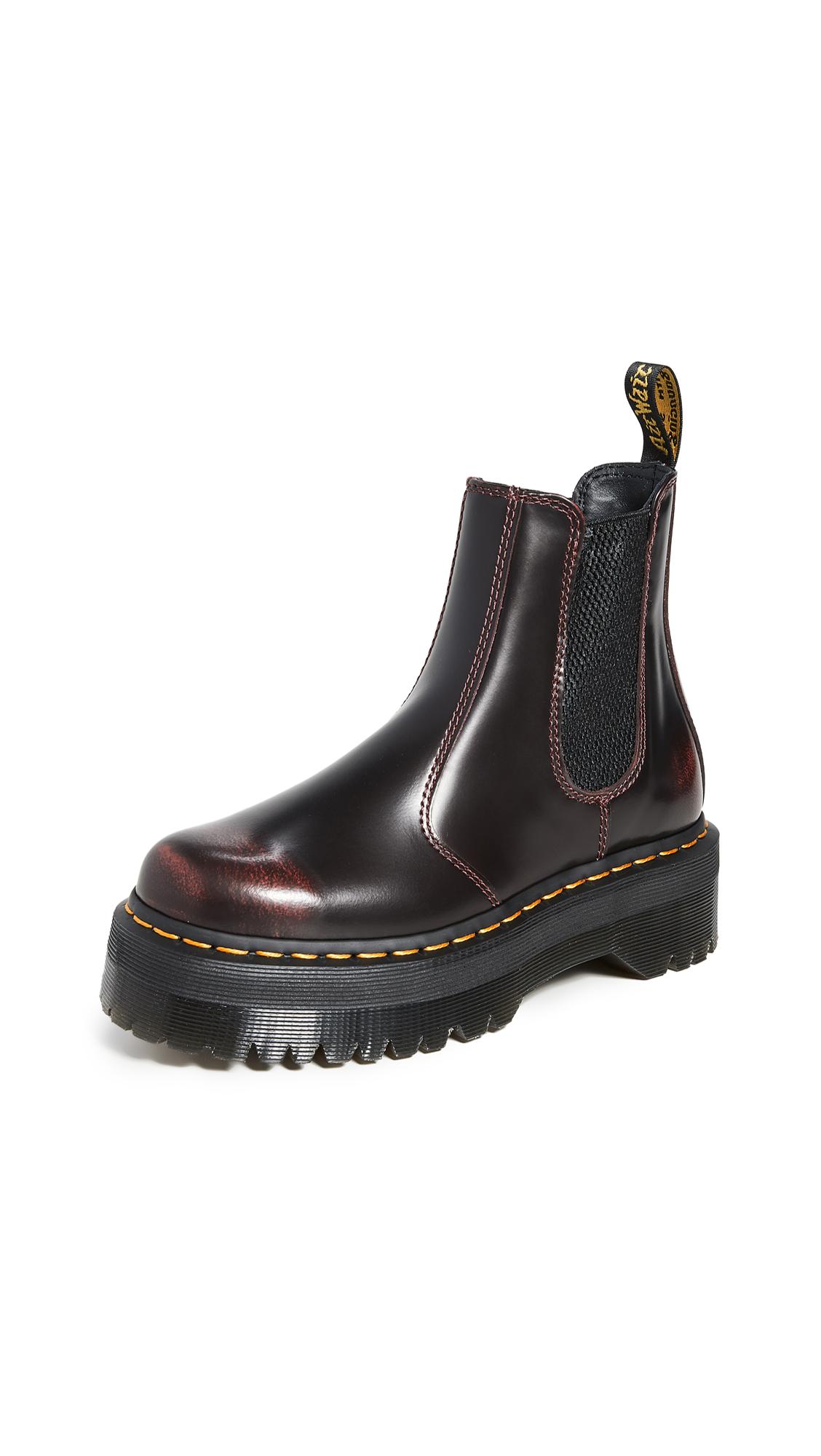 2976 Quad Chelsea Boots in Cherry Red 