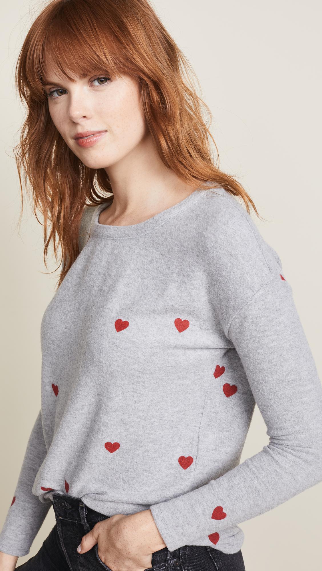 chaser heart sweatshirt