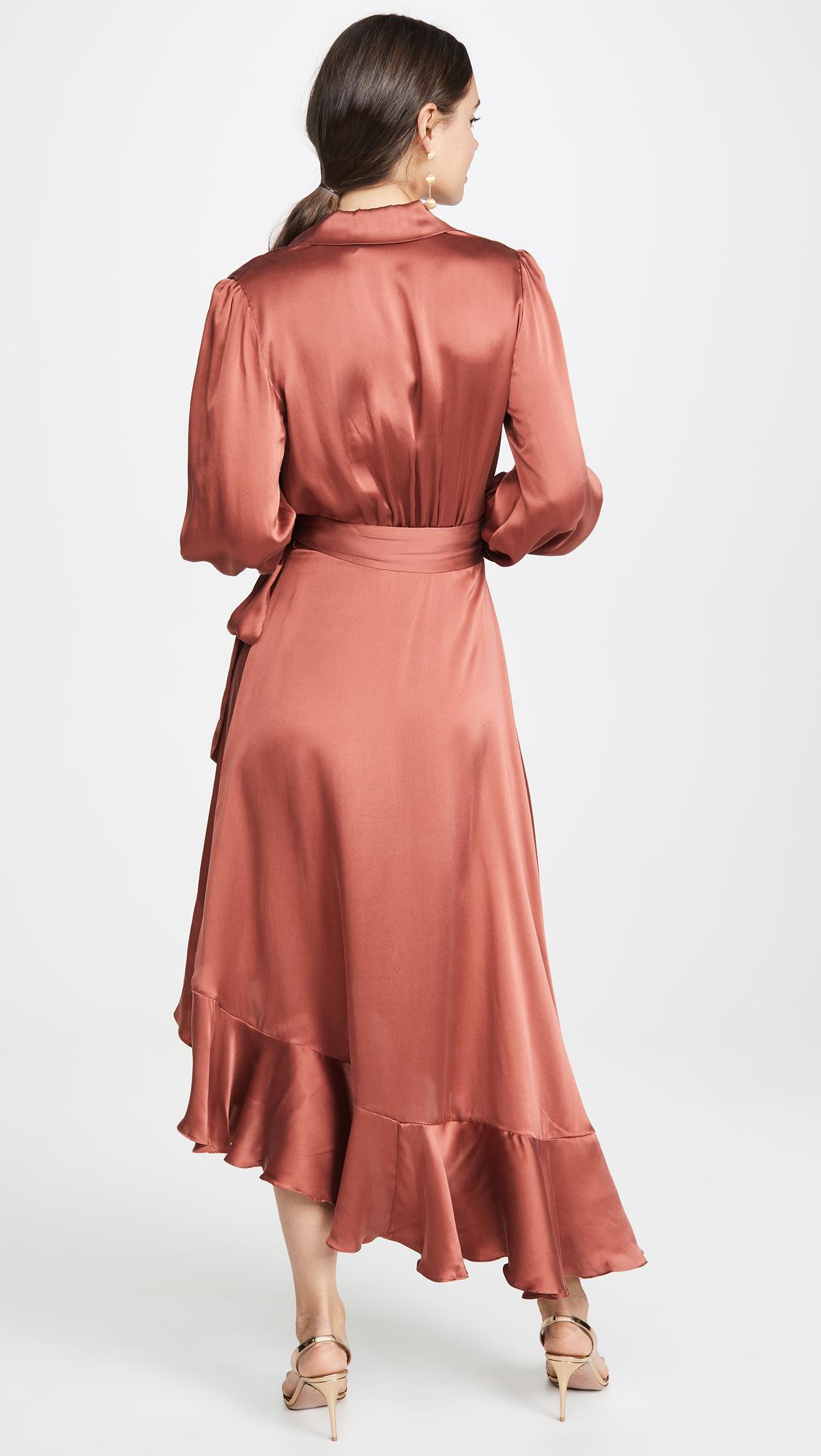 zimmermann batwing silk midi