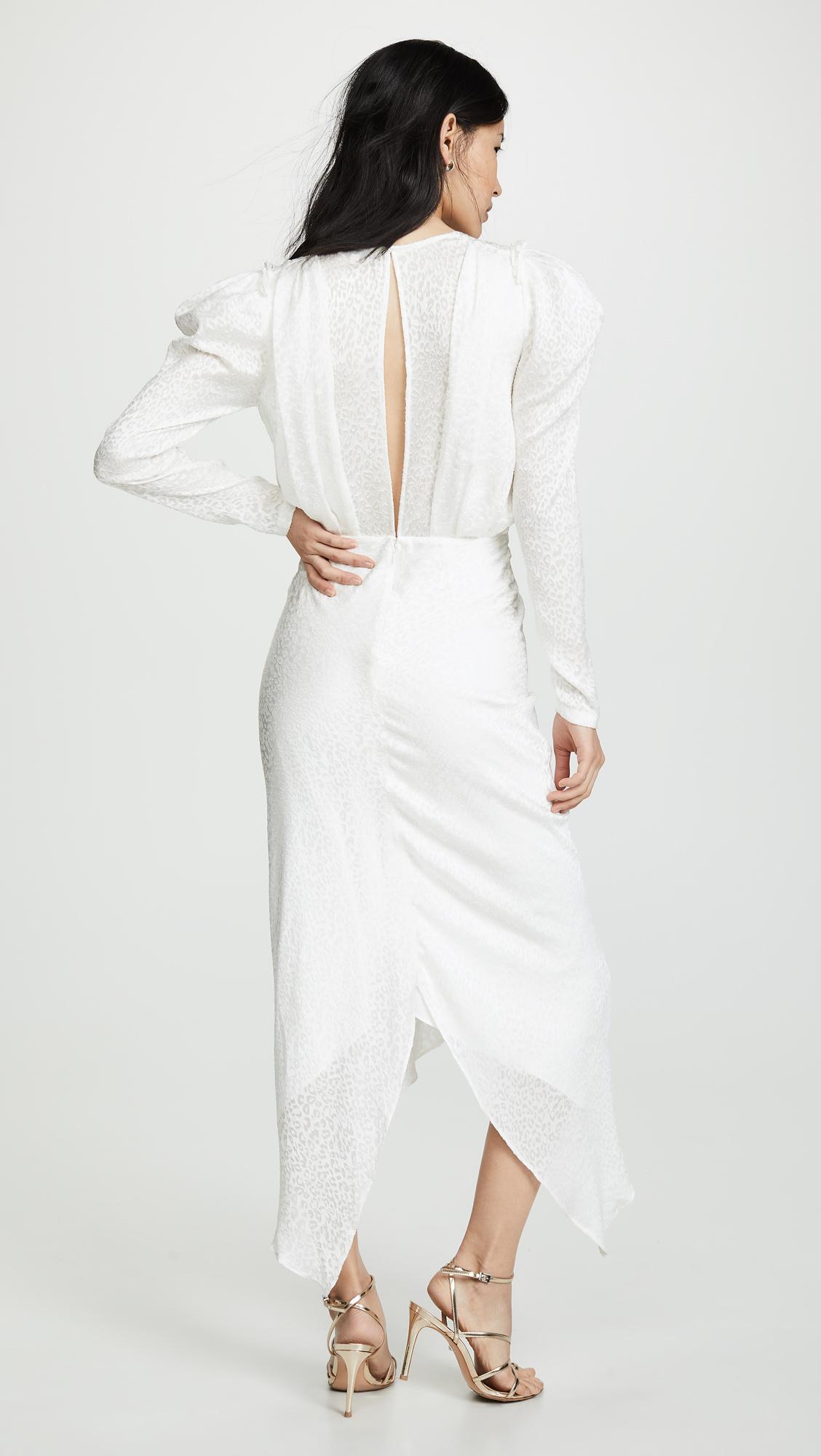 Ronny Kobo Synthetic Astrid Dress in White - Lyst