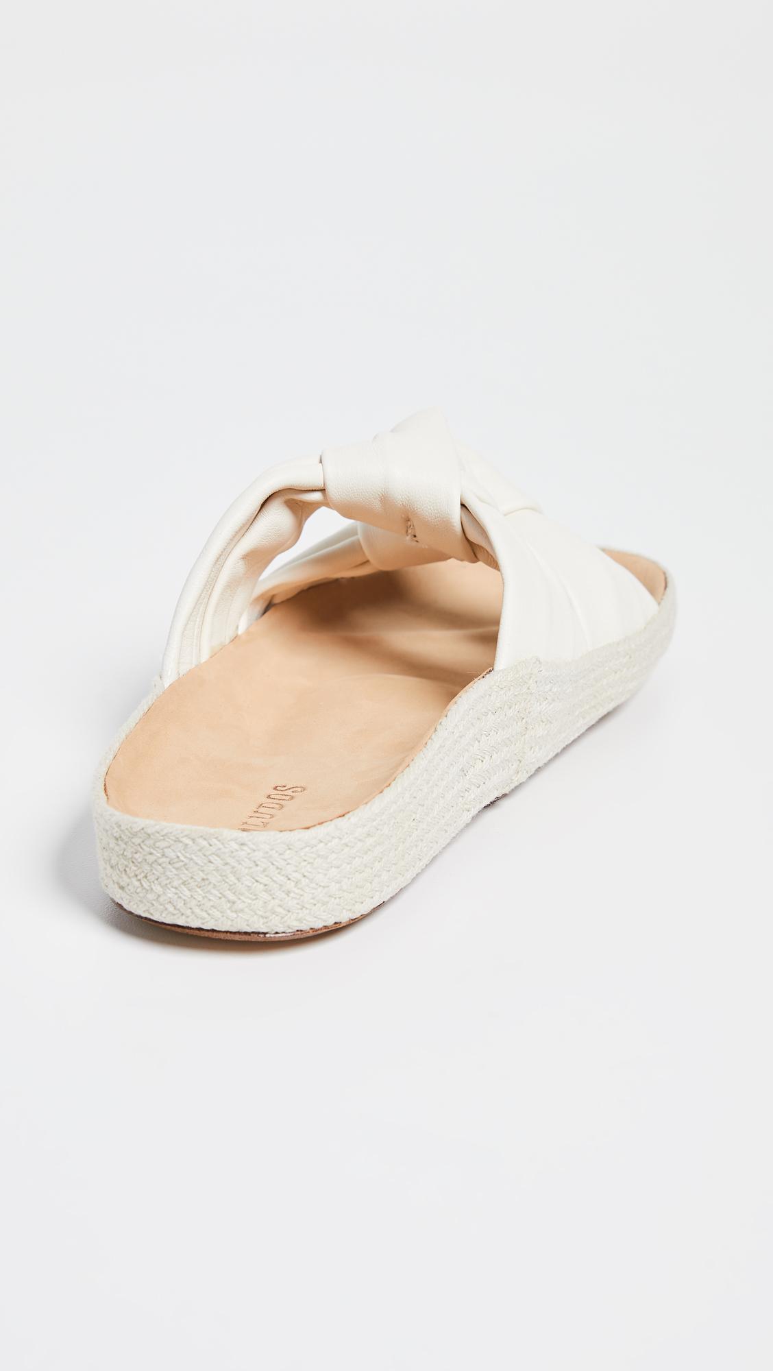 soludos knotted summer slide
