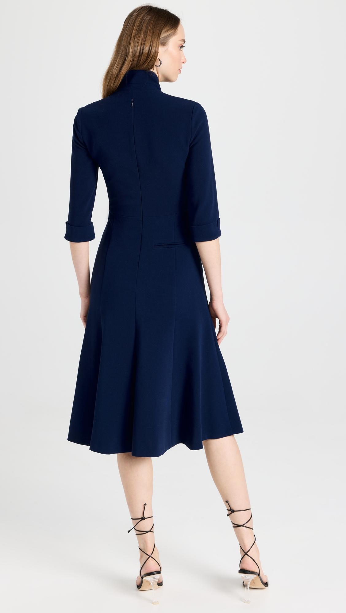 green emerald velvet dress Black Halo Vivi Midi Dress in Black main image 0