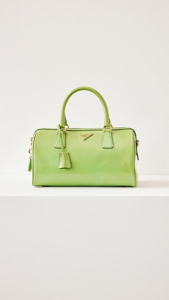 Prada Green Saffiano Leather Small Promenade Shoulder Bag Prada
