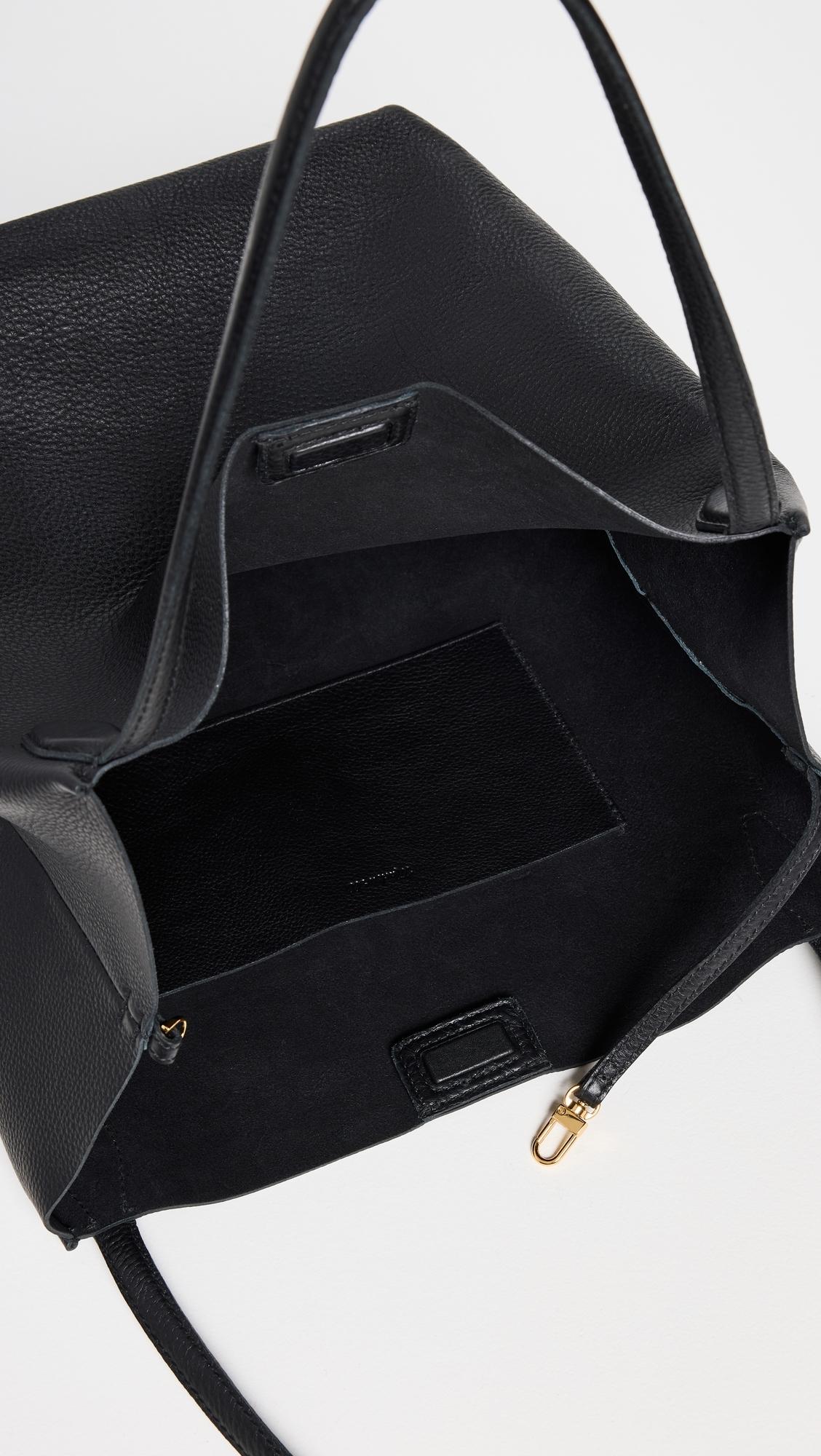Madewell Soft Grain Large Shopper Tote in Black Lyst