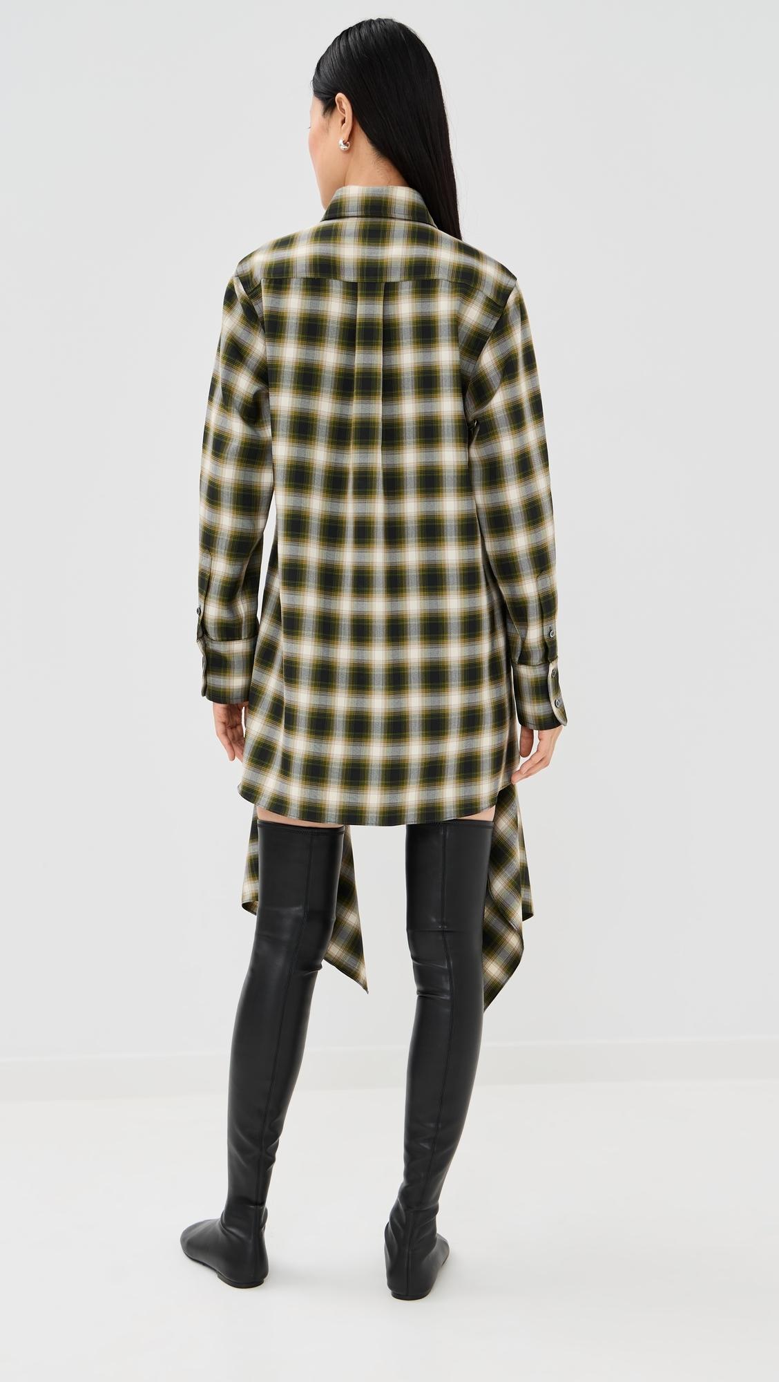 monse cascade shirt dress Cascade Shirt Dress 6 / Blue