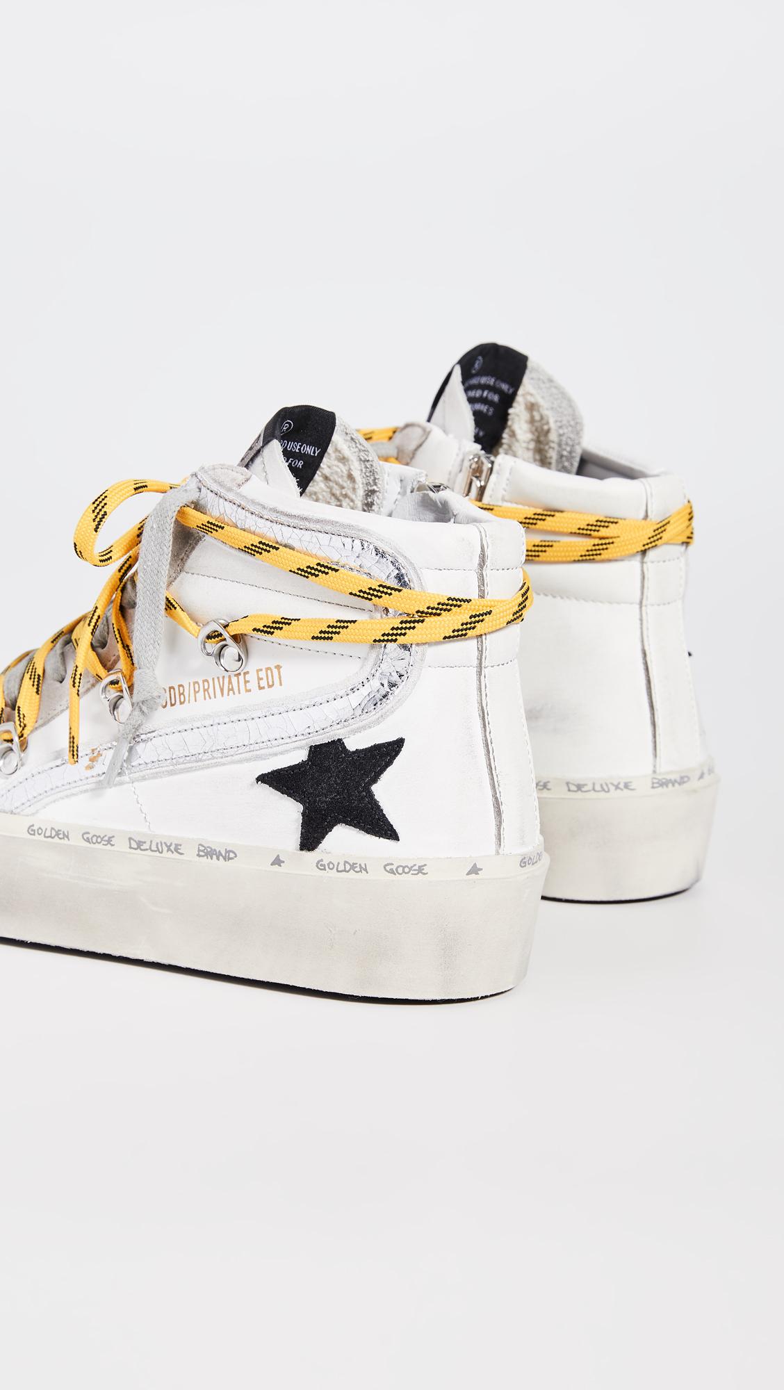 platform slide sneakers