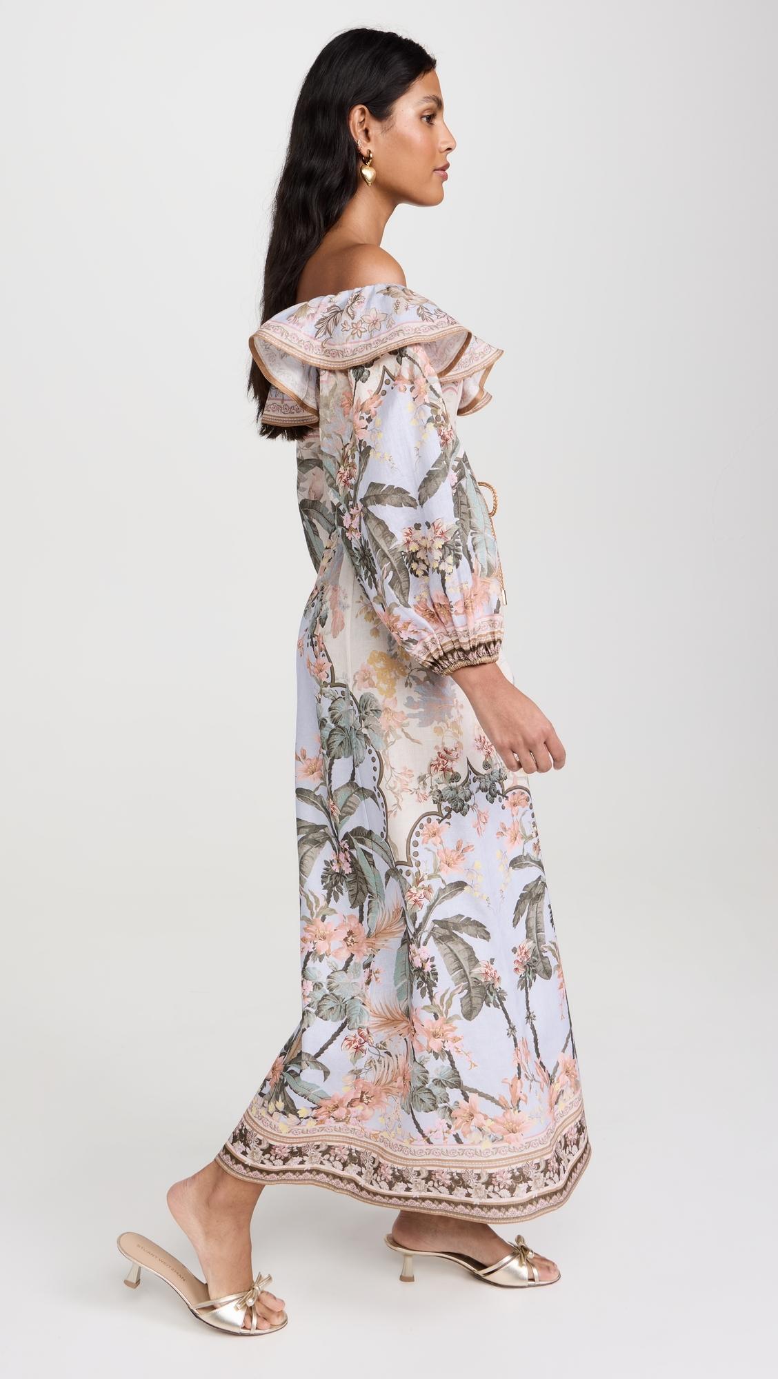 long off shoulder dresses Fitted Off Shoulder Sequin Slit Gown by Ladivine CD260