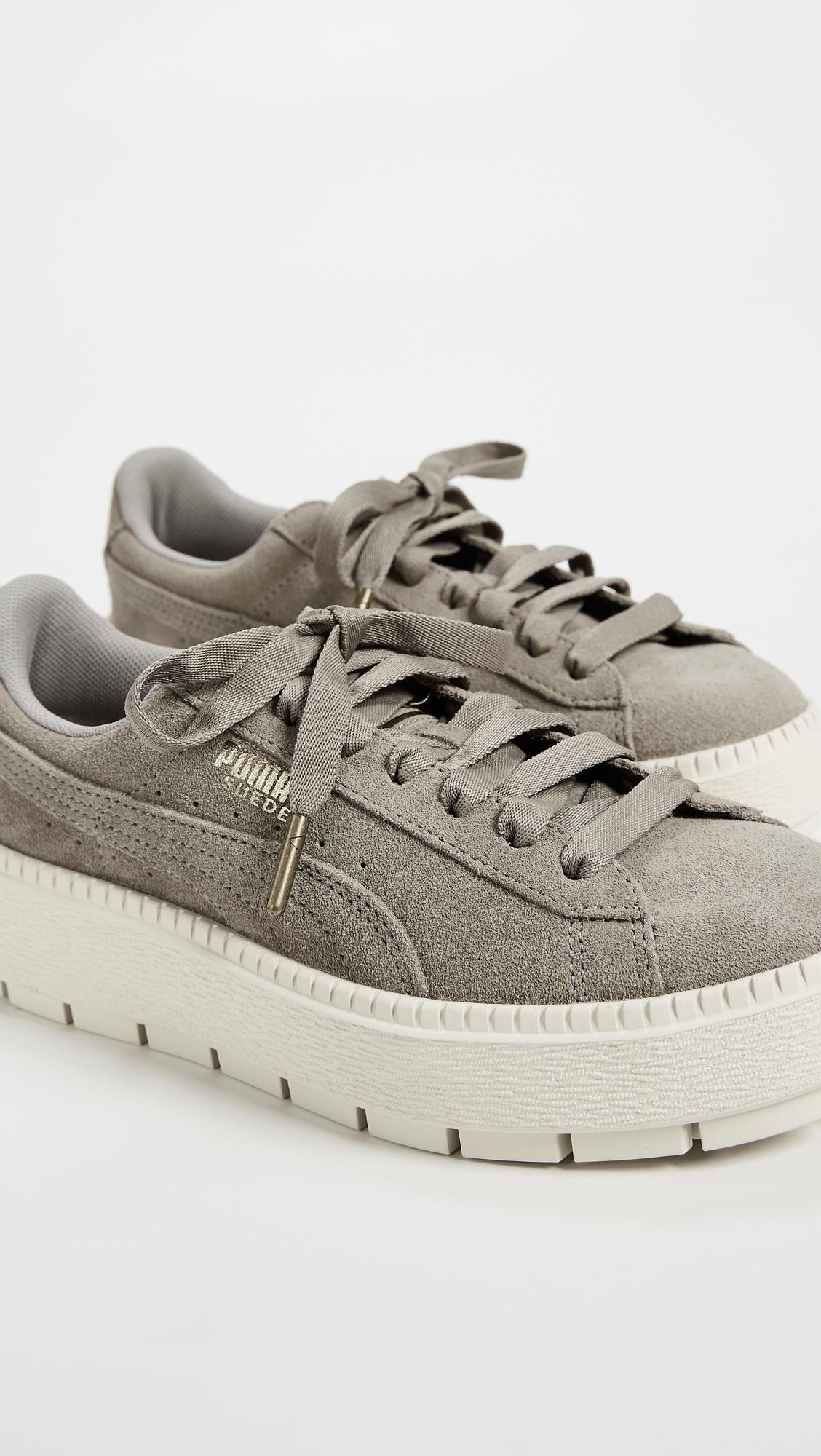 puma select suede platform trace