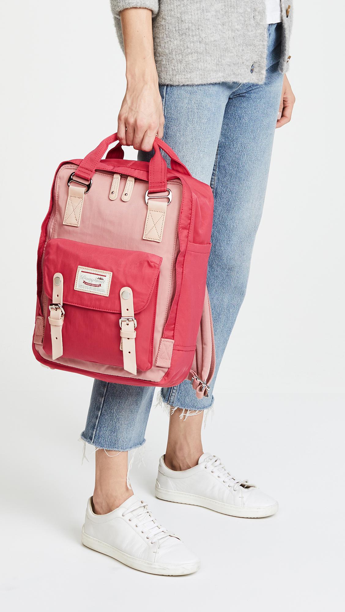 doughnut macaroon rose backpack