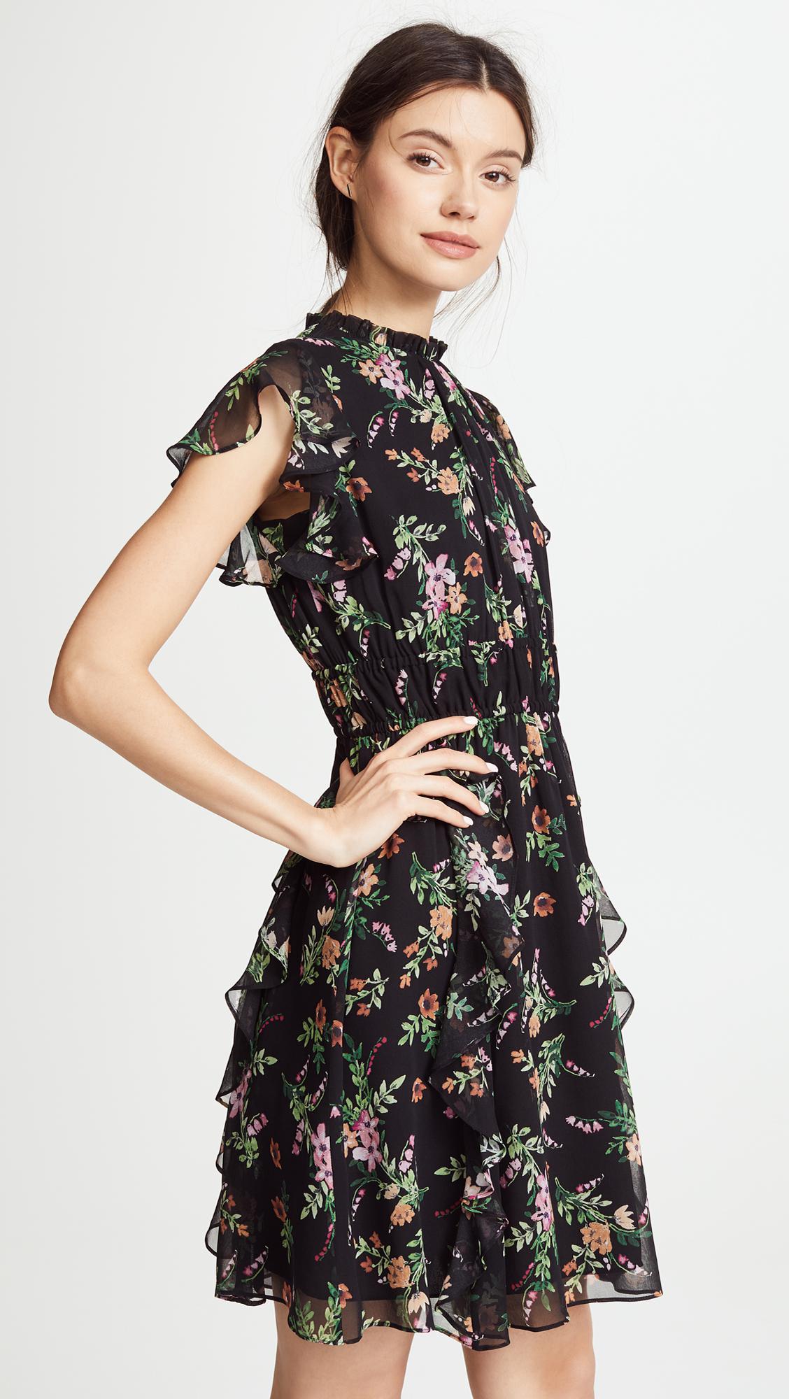 shoshanna amora silk dress