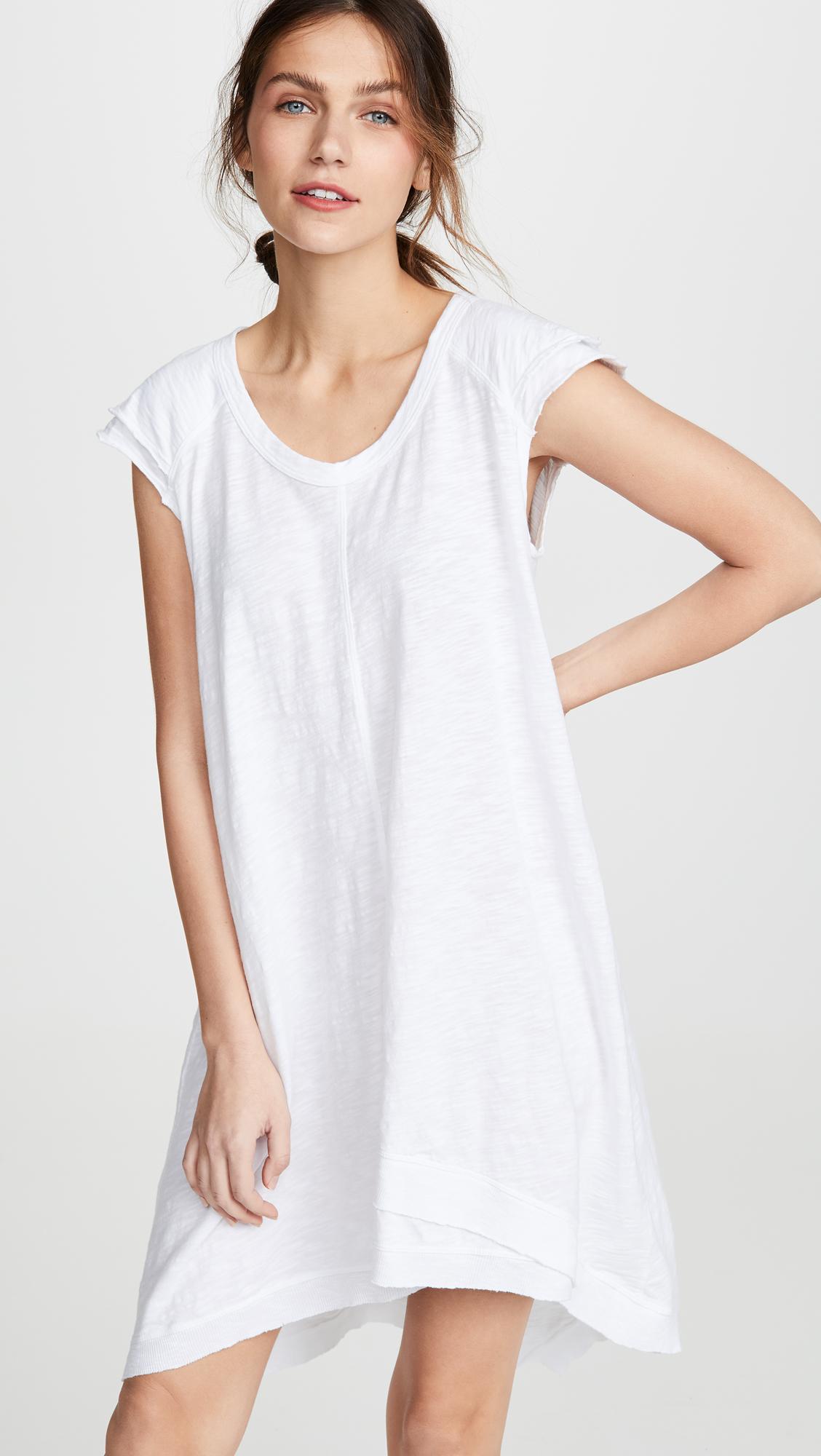 Wilt Cotton T-shirt Dress in White - Lyst