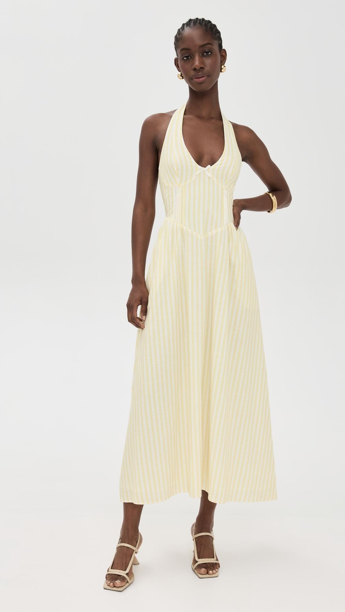 seven wonders halter dress Brontie Halter Midi Dress