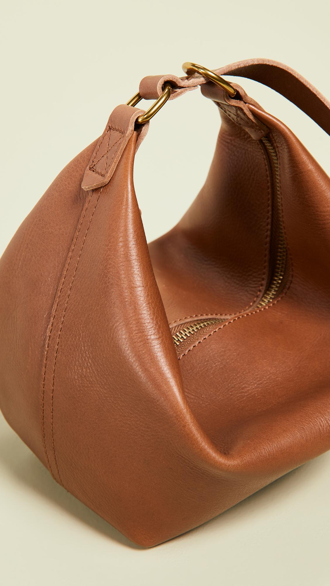 Madewell The Leather Sling Bag in Brown - Lyst