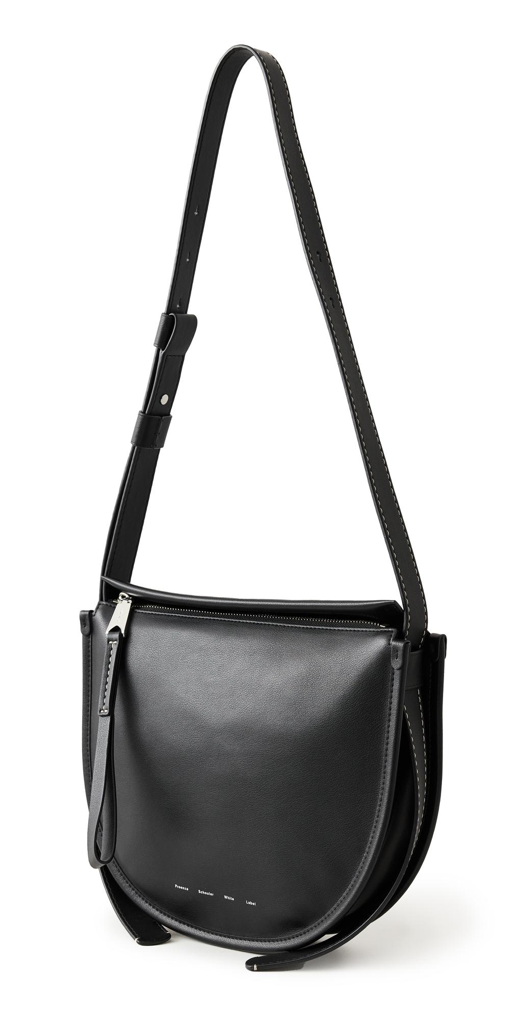 Sac Bandoulière Proenza Schouler PS1 - Blanc/Noir En Cuir - Neuf Avec Étiquettes