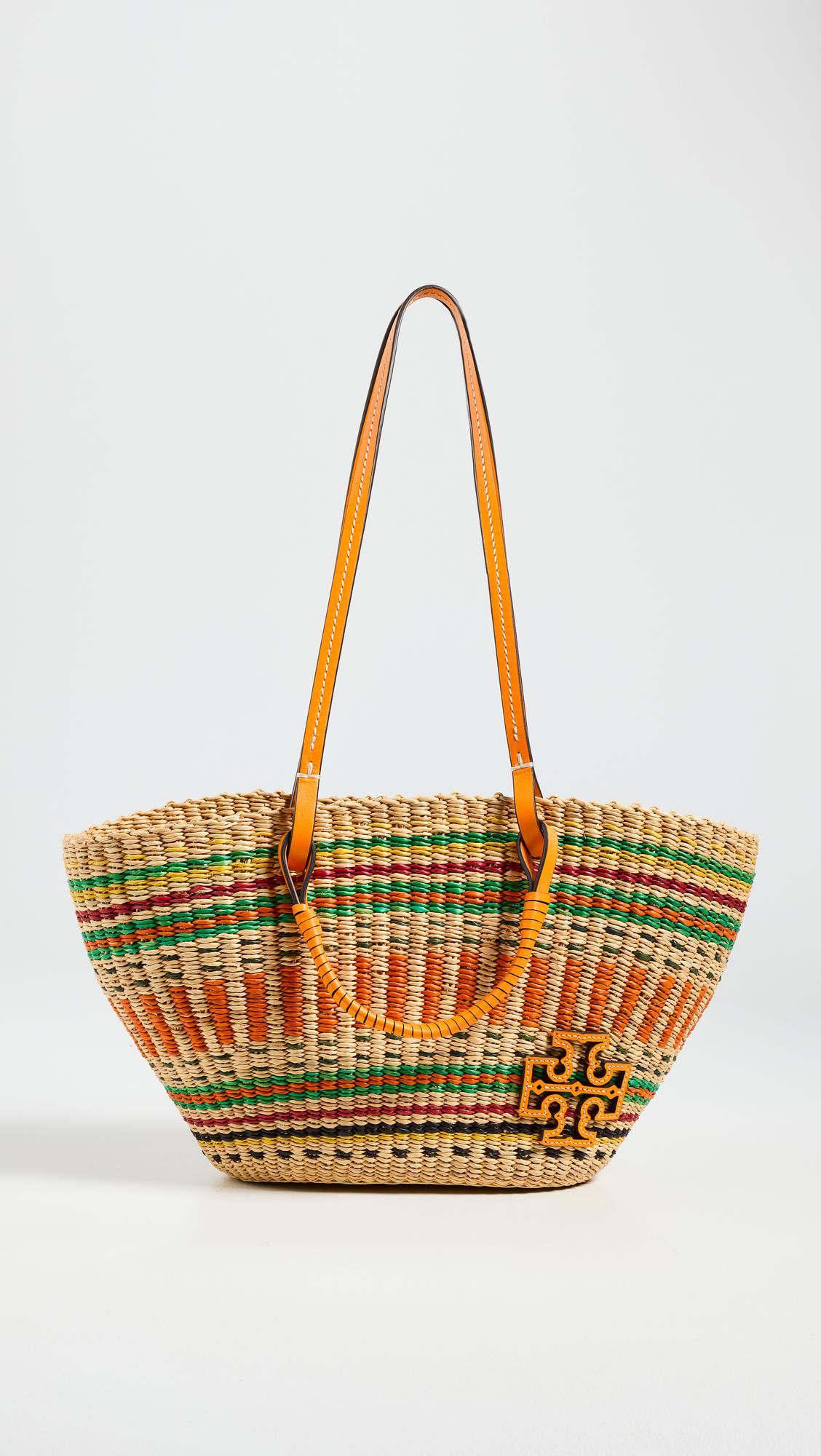 Tory Burch Ella Straw Basket Tote