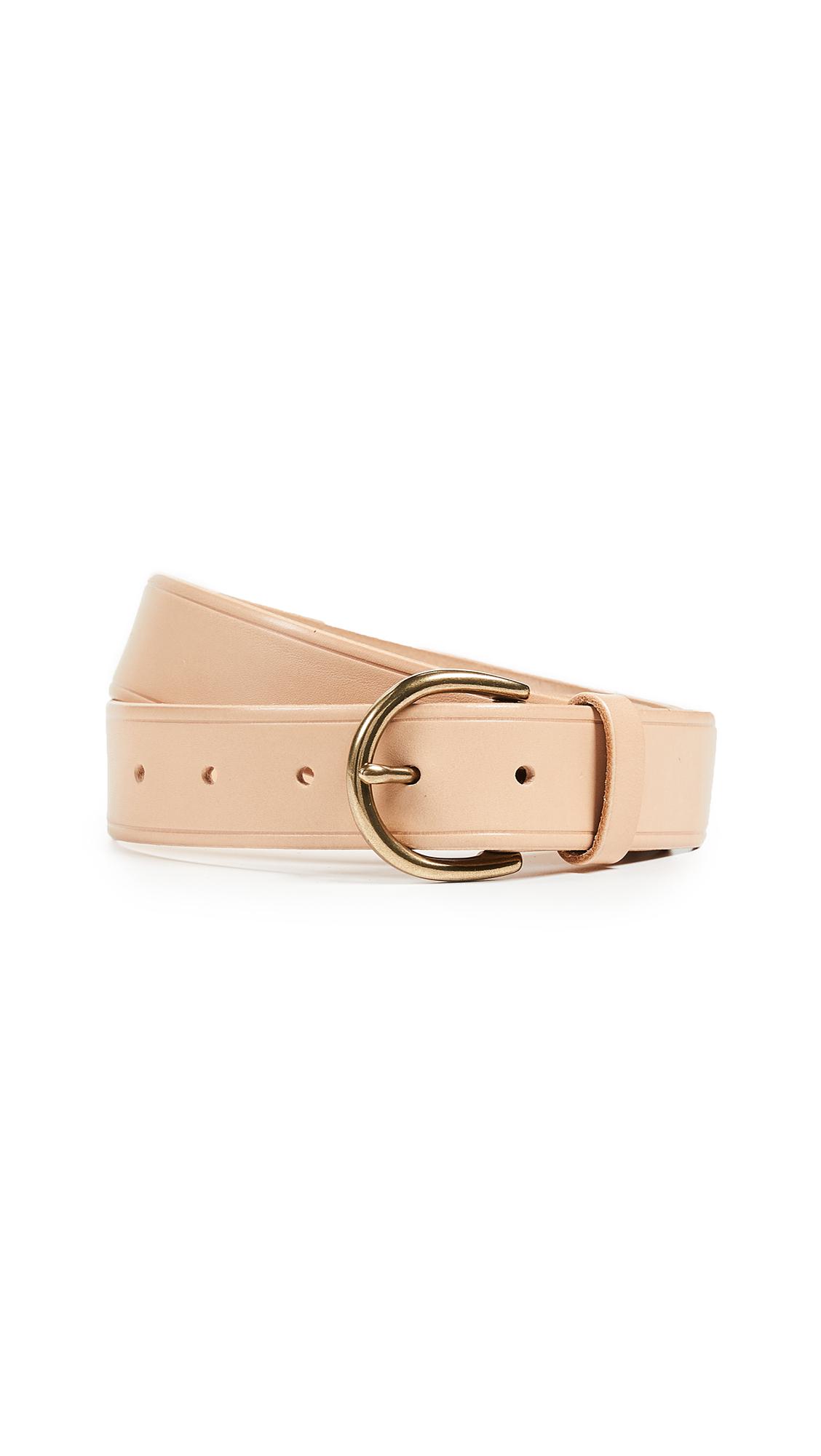 madewell leather belt