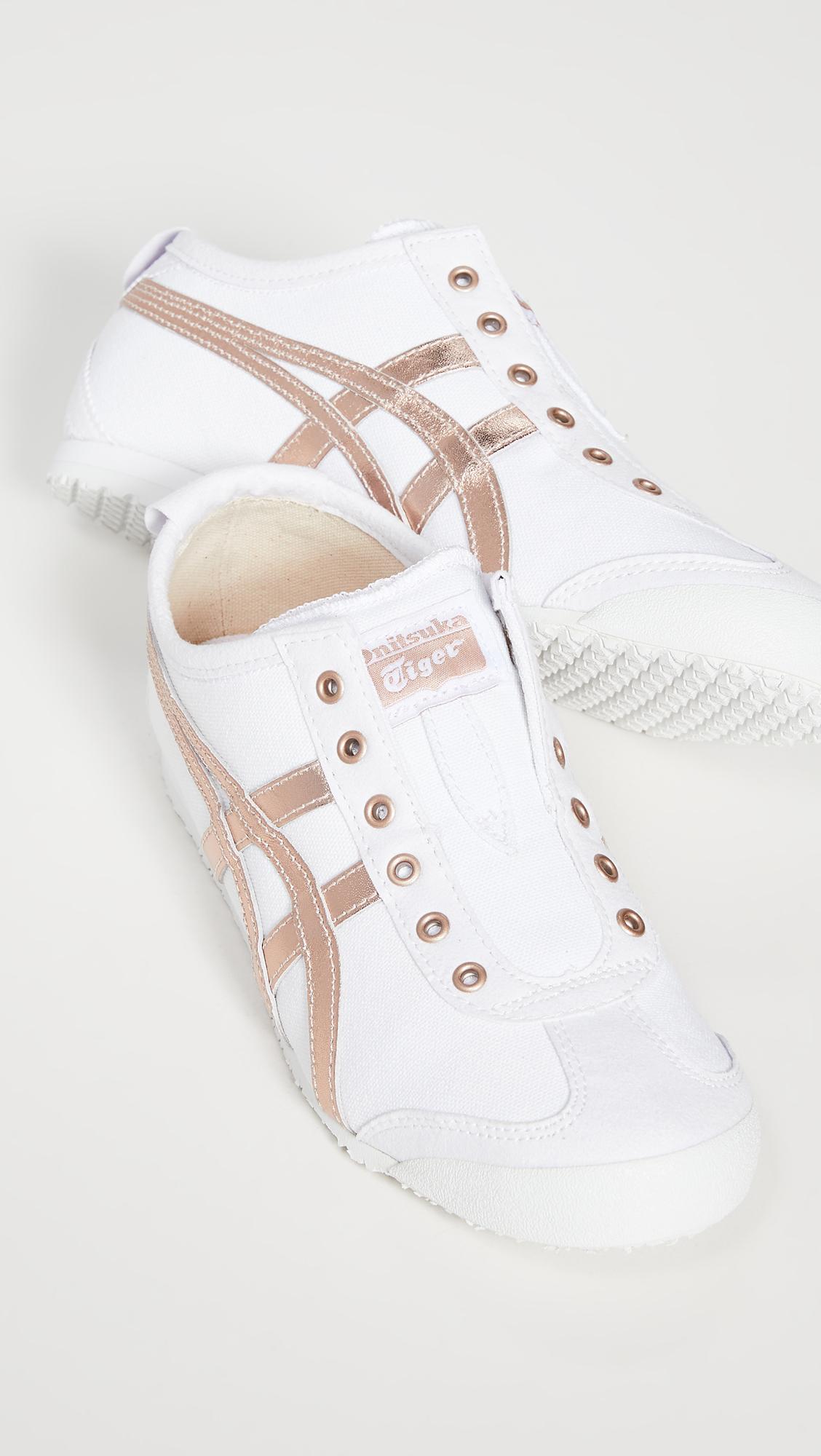 Onitsuka Tiger Mexico 66 Slip On Sneakers in White | Lyst