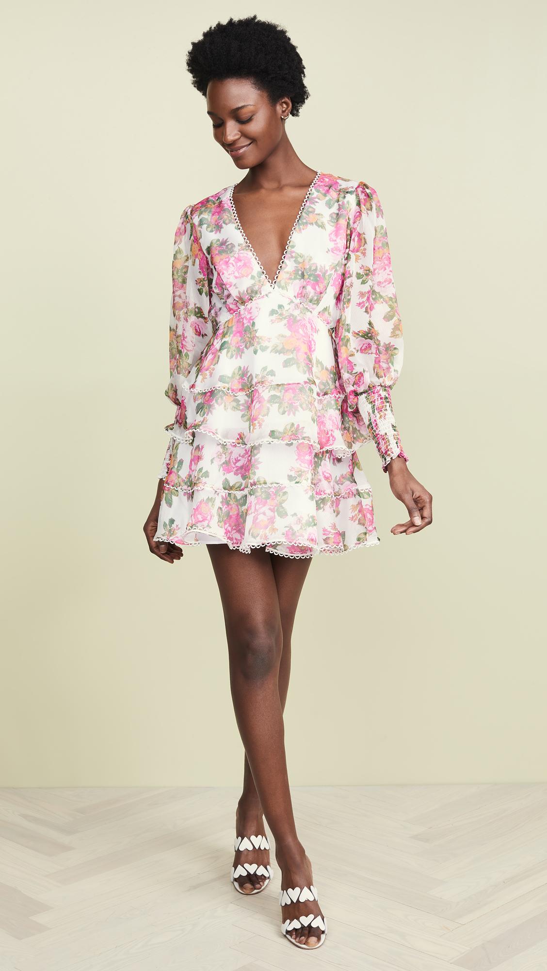 keepsake fallen mini dress