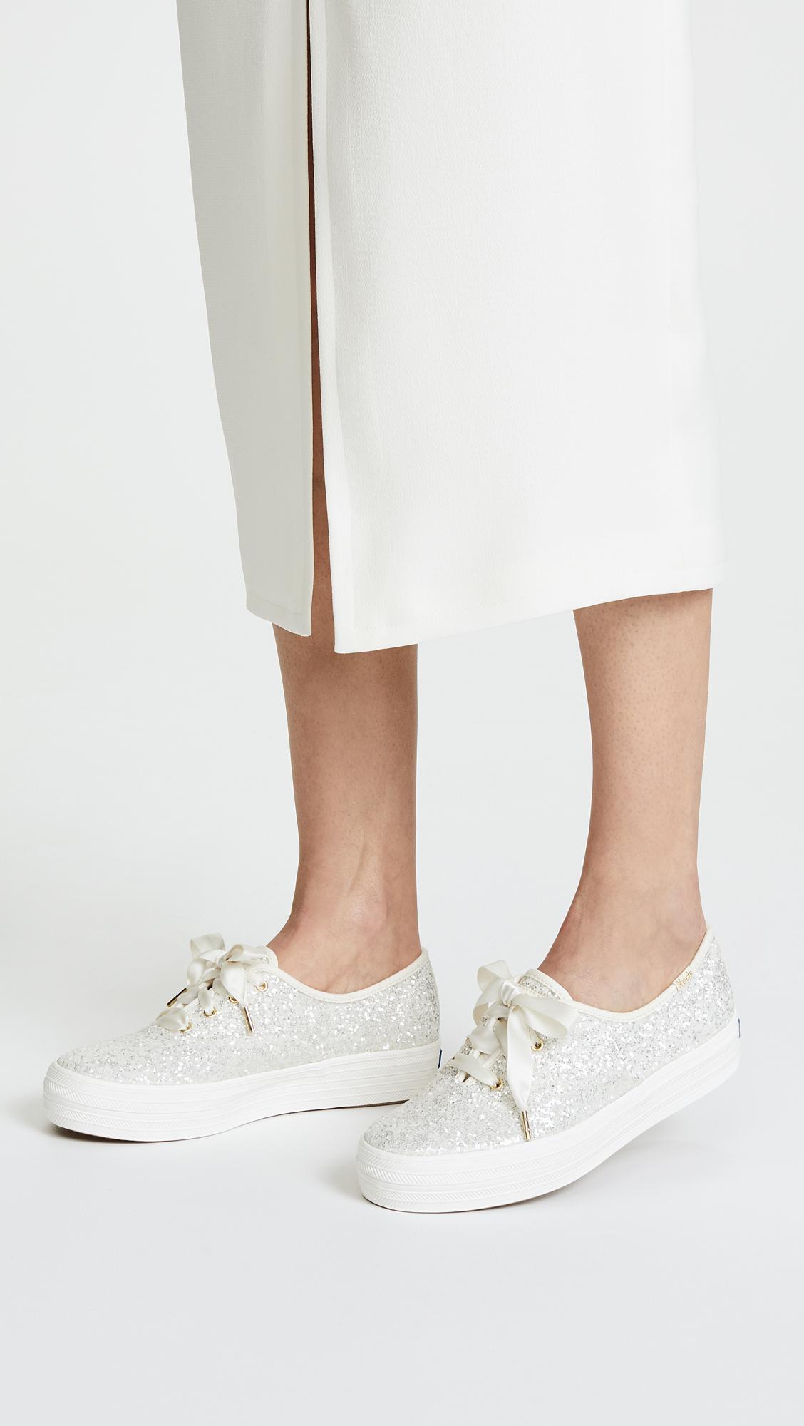Keds X Kate Spade New York Triple Sneakers in White | Lyst