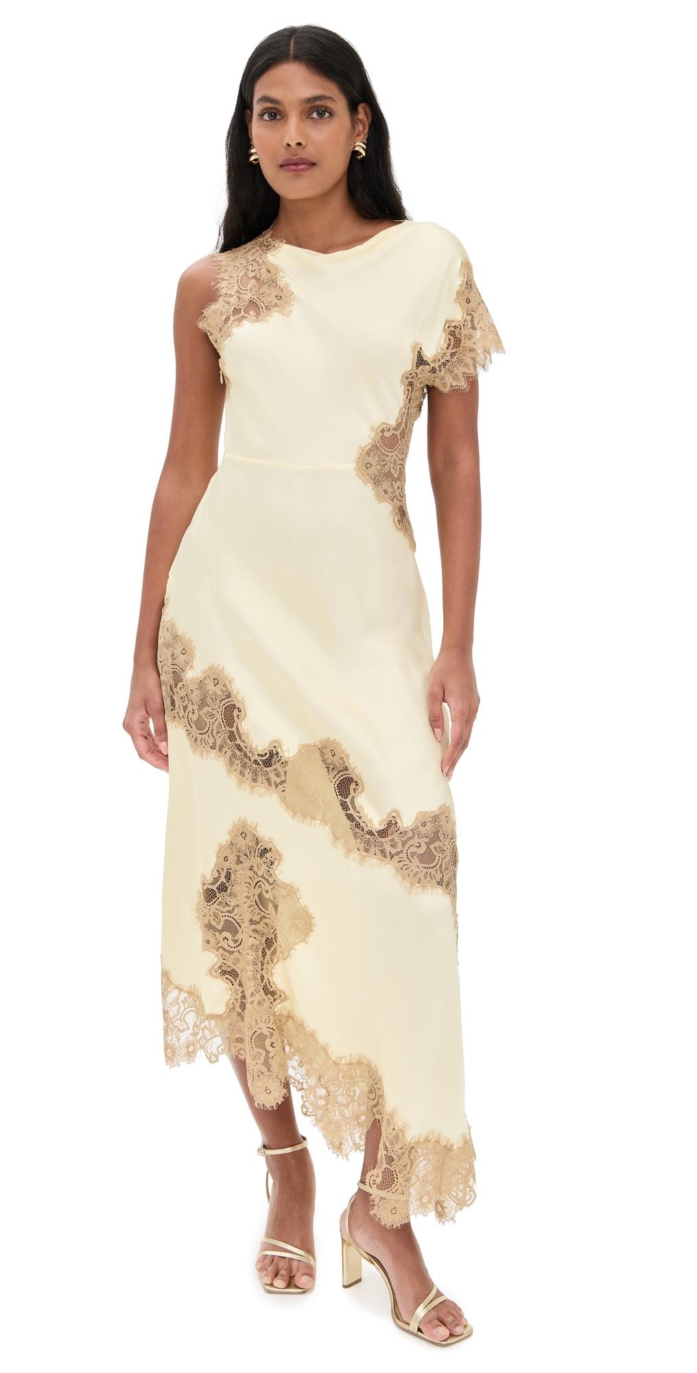 open lace back dress Claire One Shoulder Mini Dress – Taylor Ashley main image 1