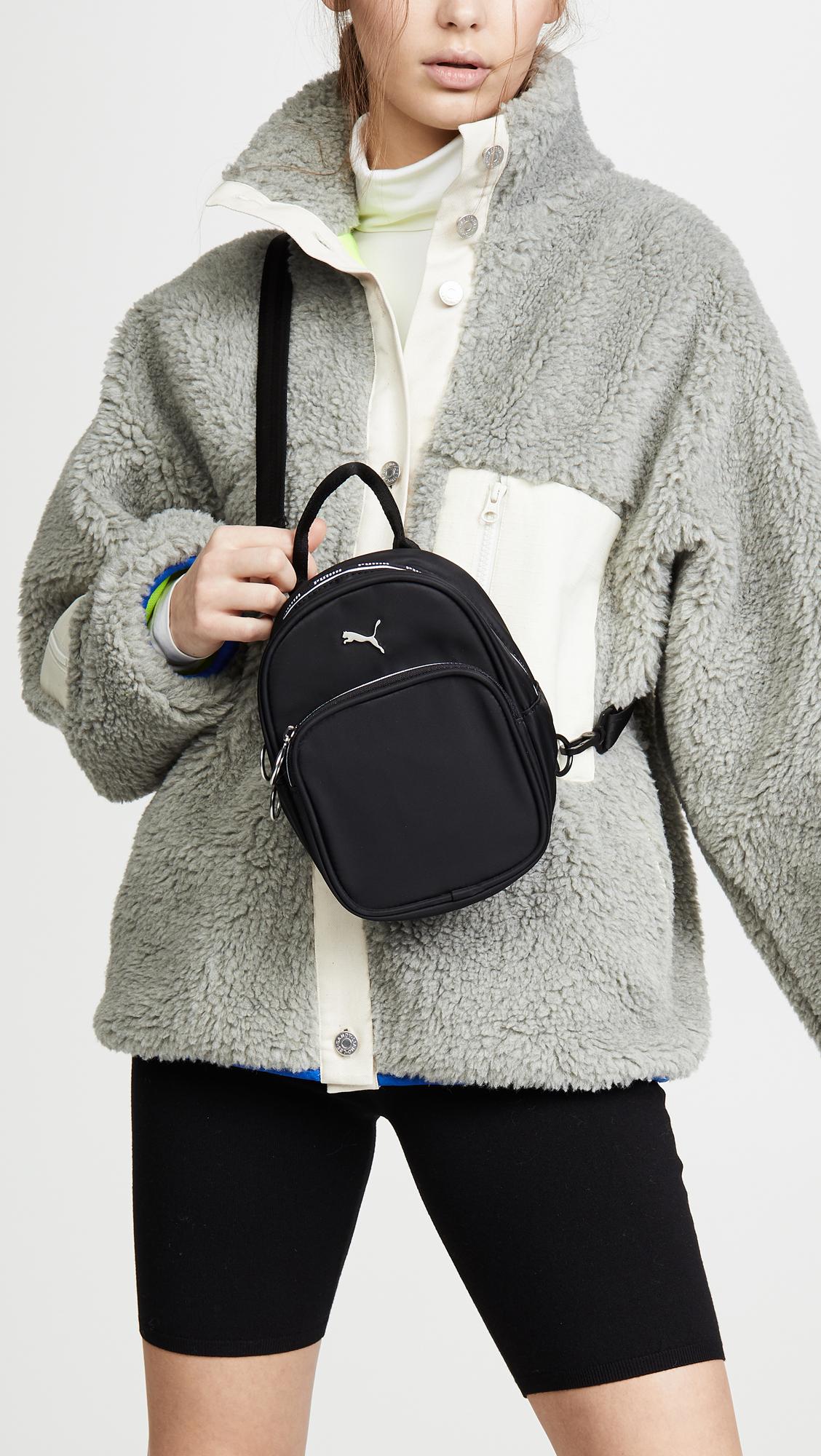 PUMA Mini Backpack in Black | Lyst Canada