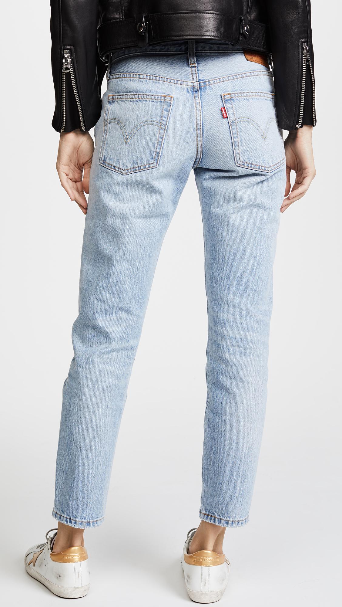 Verdorde Toepassing Ontcijferen Levi's 501 Tapered Jeans in Blue | Lyst