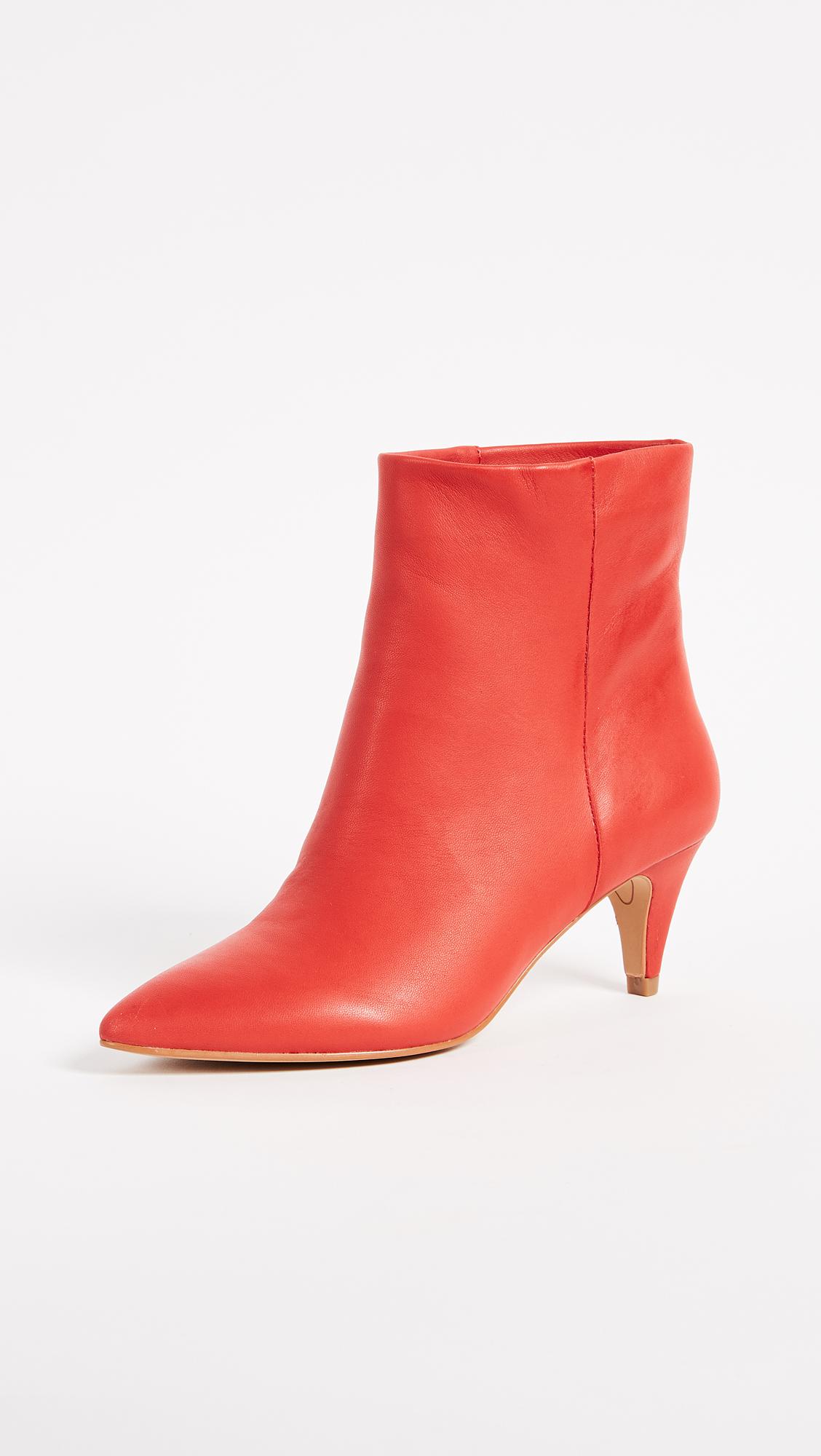 dolce vita kitten heel booties