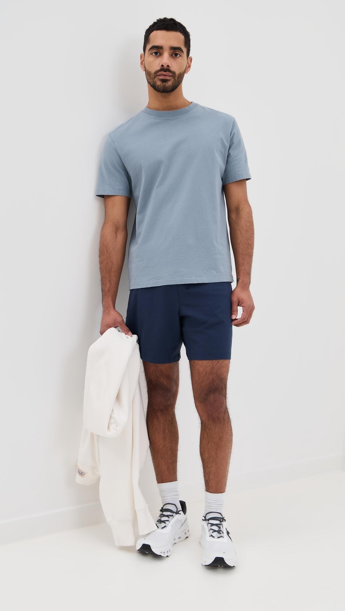 Alo Yoga Conquer React Performance Shorts 7 in Blue for Men | Lyst