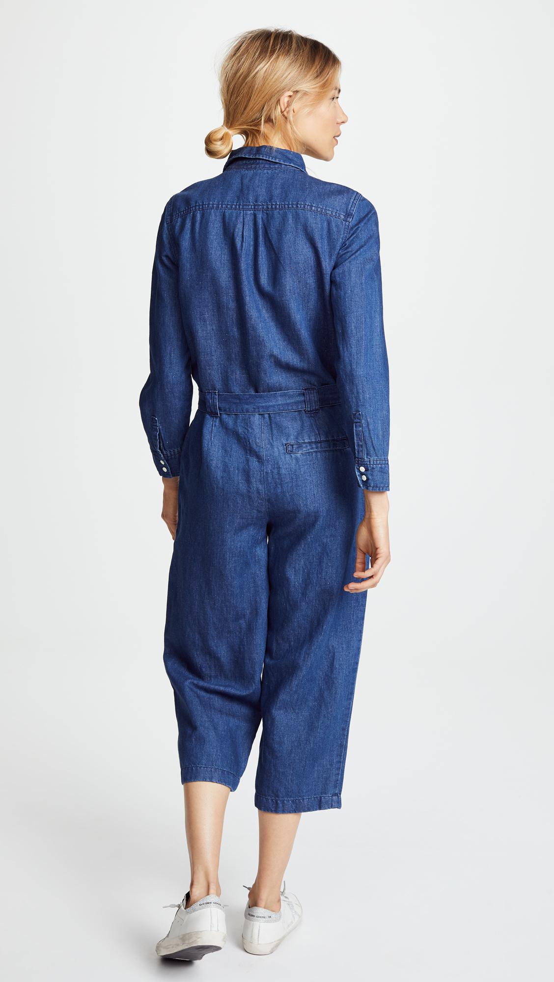 Levi's Alix Denim Jumpsuit in Blue - Lyst