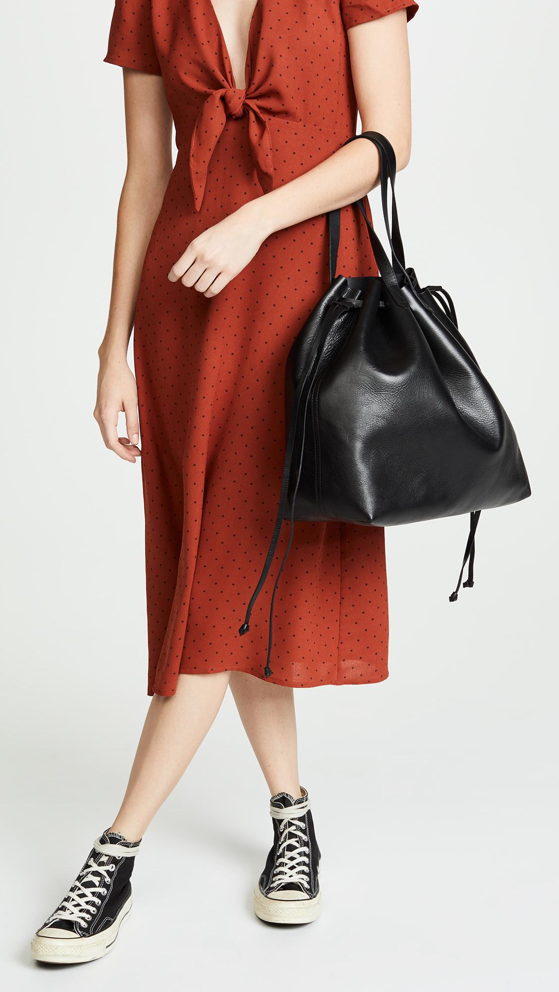 madewell medium drawstring transport tote