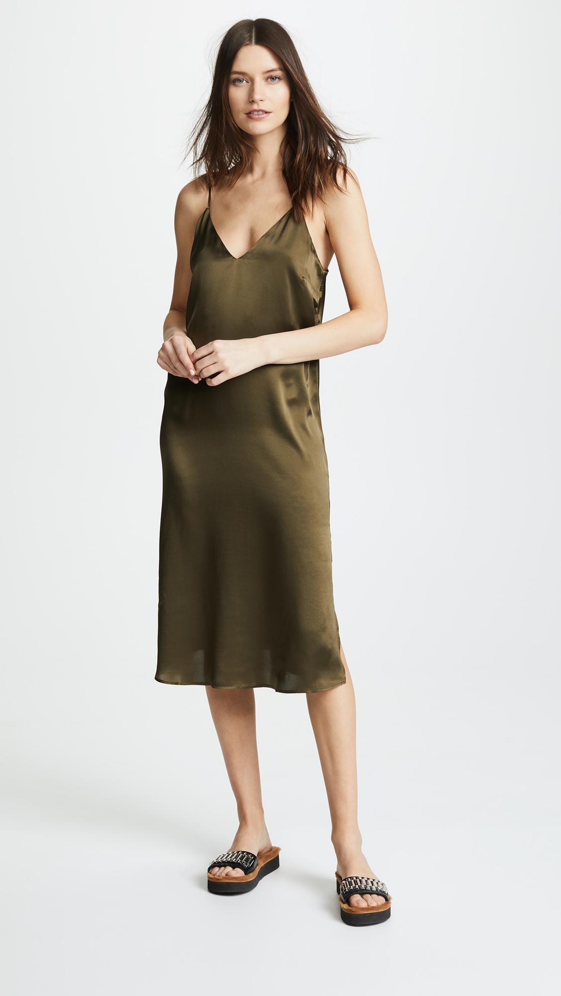 anine bing silk dress