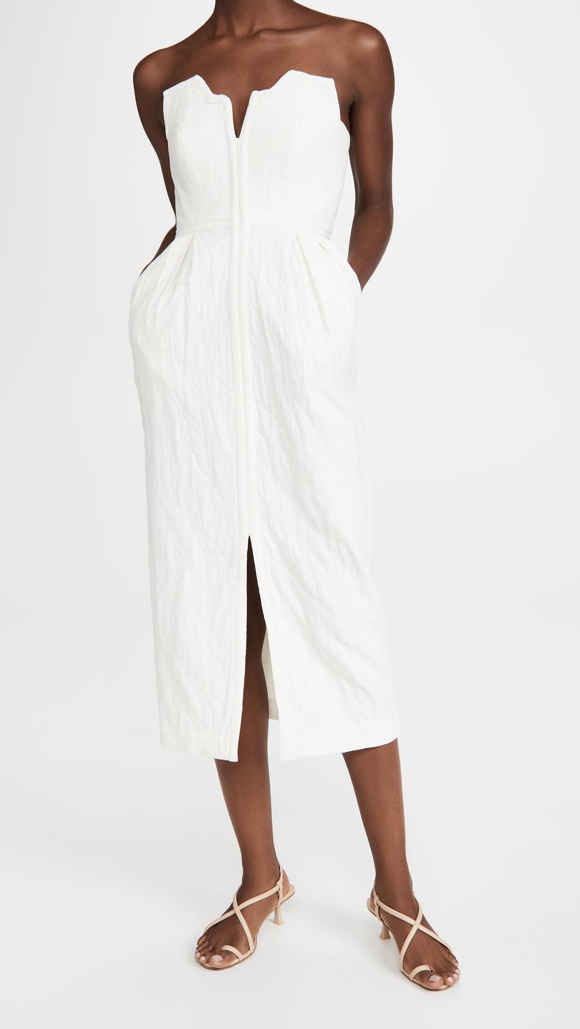 mara hoffman white embroidered dress Mara Hoffman