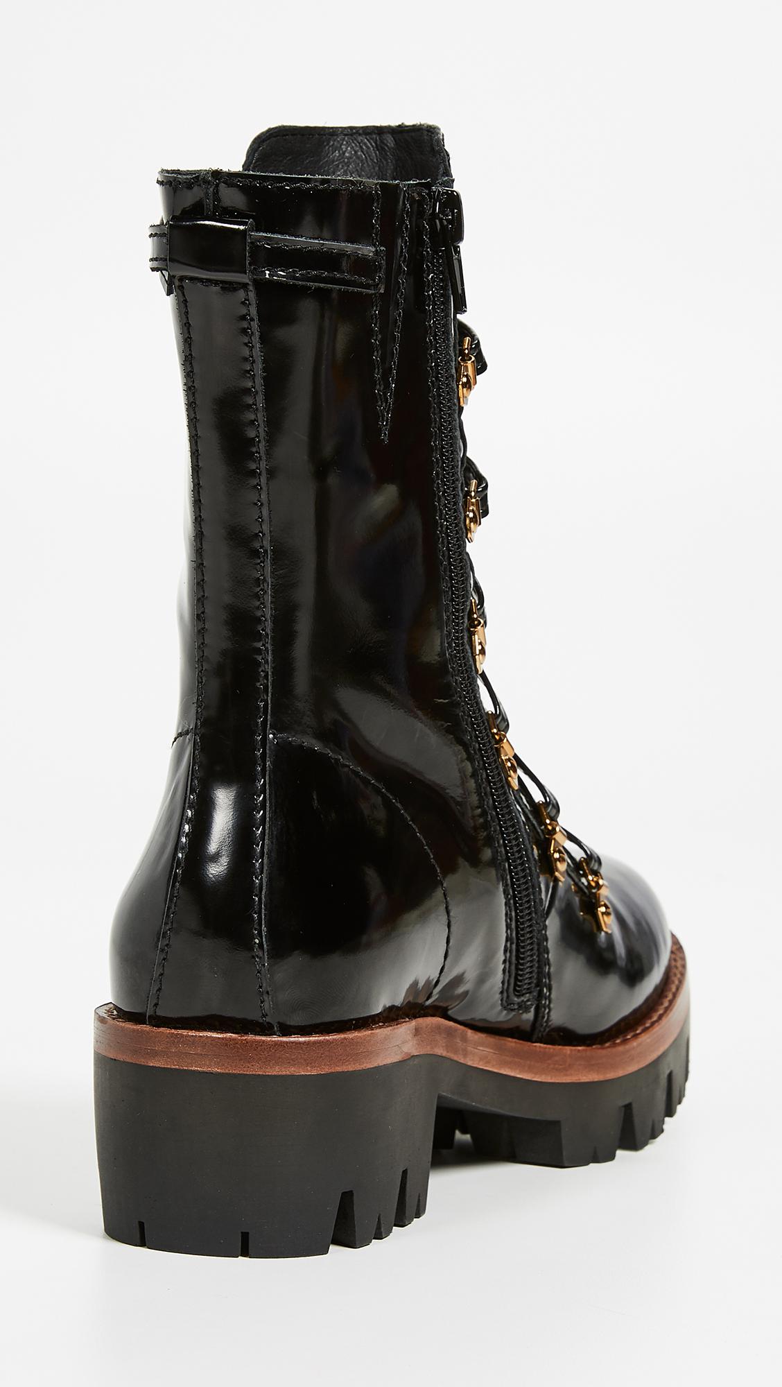 jeffrey campbell heeled combat boots