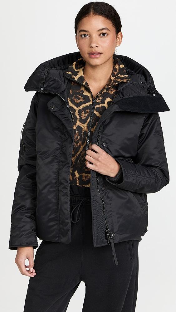 Canada Goose Everleigh Bomber Jacket in Black | Lyst
