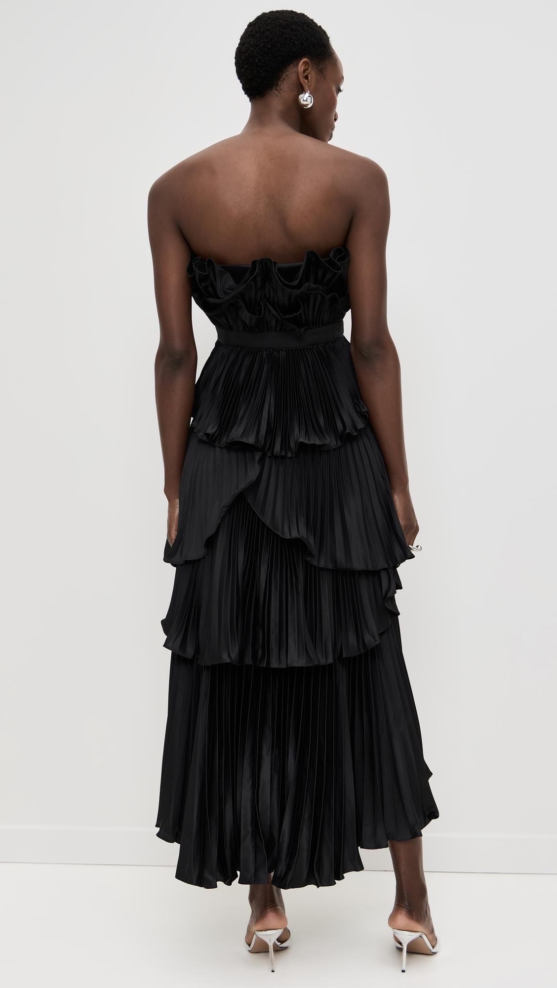 chinese dress ladies Stef Pleated Gown