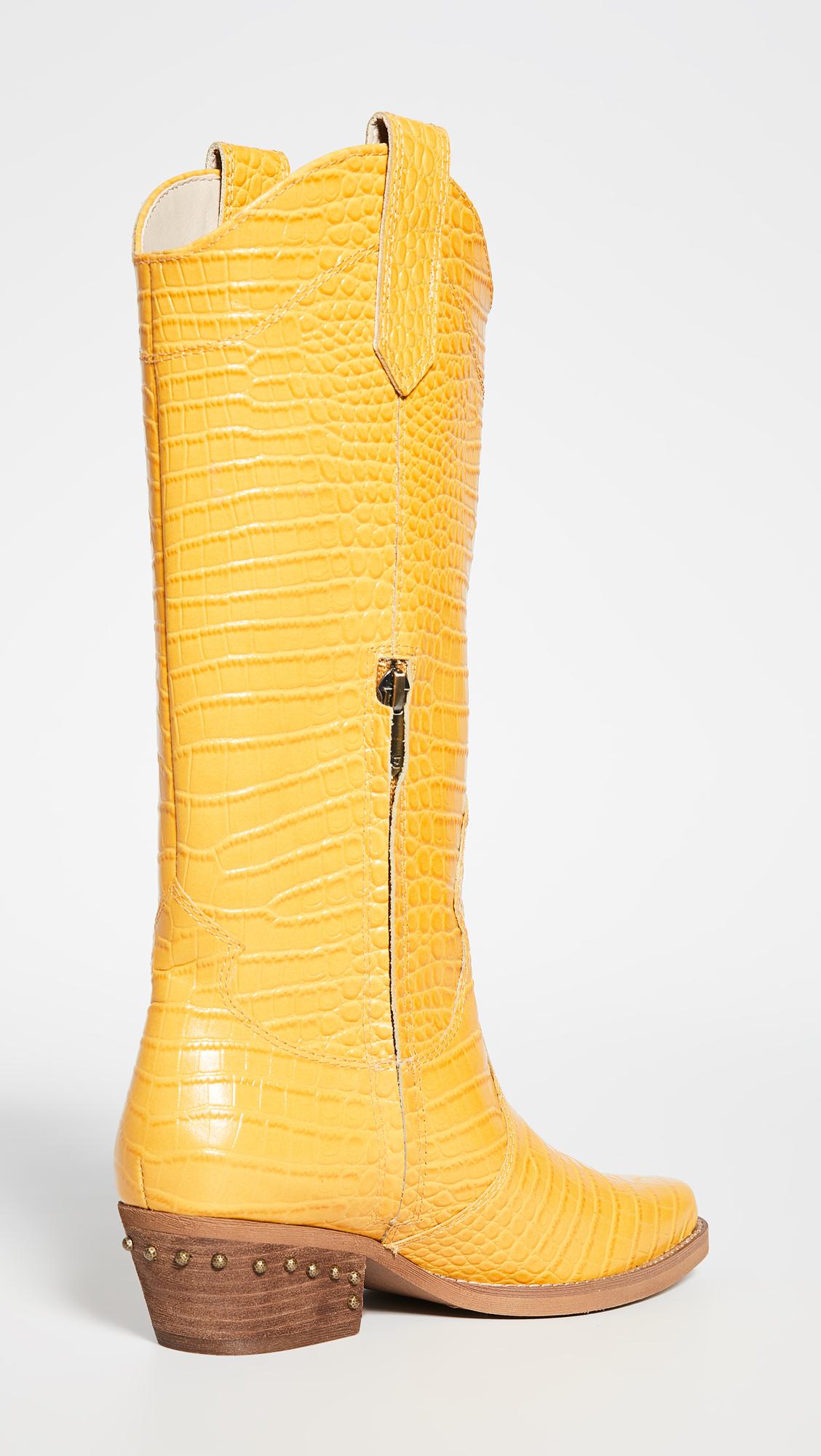 sam edelman yellow boots