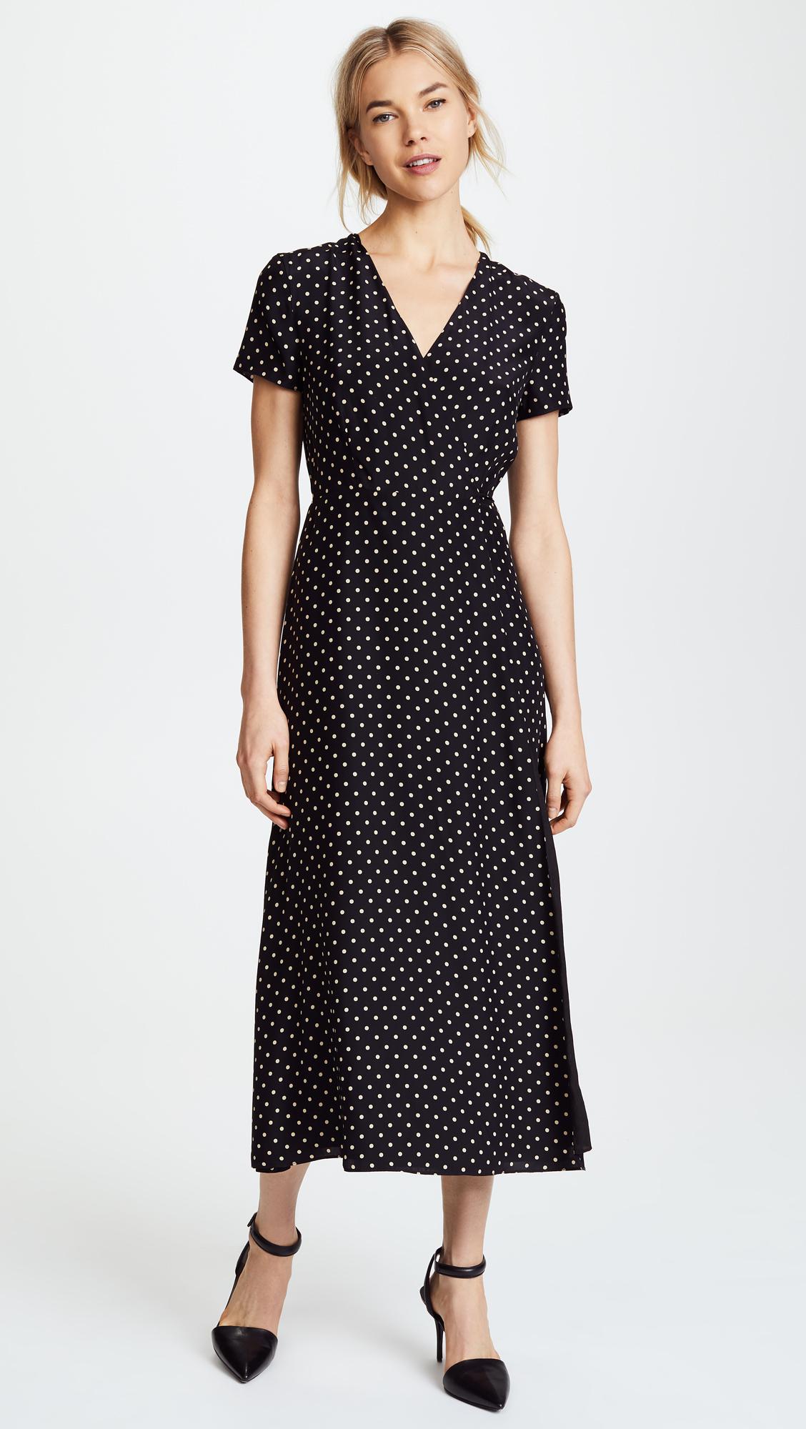Jenni Kayne Silk Dot Charmeuse Wrap 
