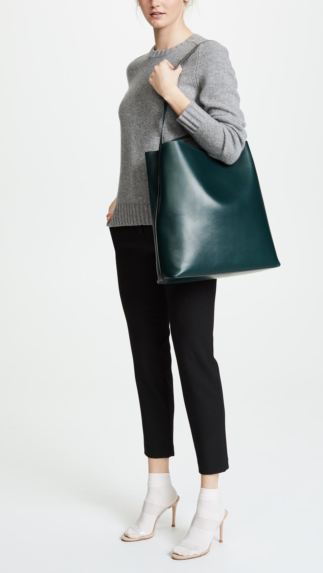 Aesther Ekme Leather Sac Tote Bag in Green - Lyst