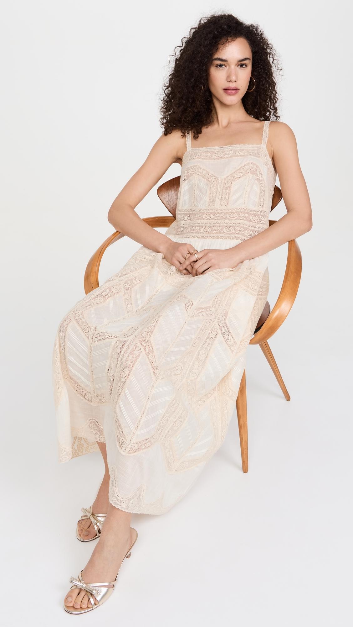 Zimmermann Acacia Lace Trim Slip Dress | Lyst