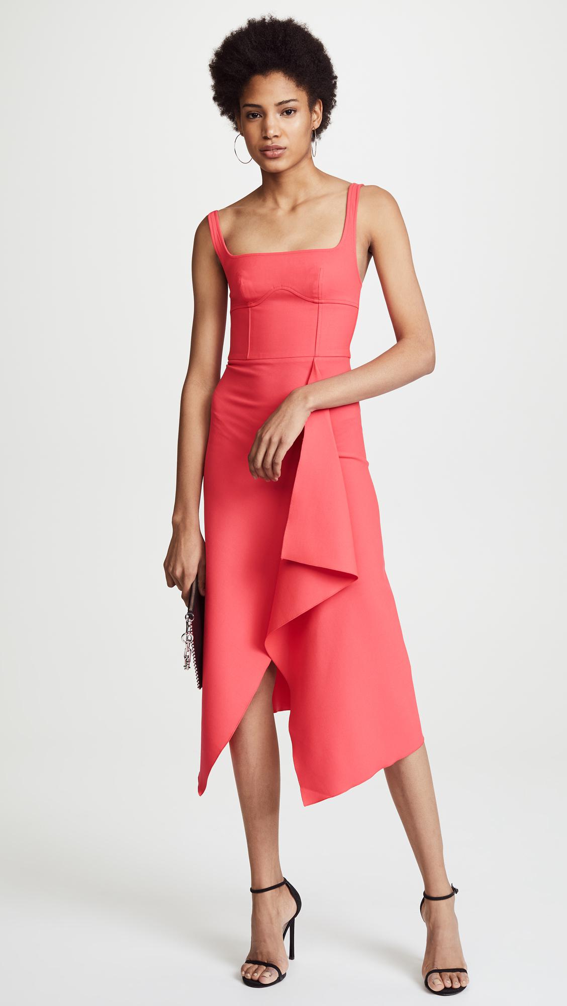 dion lee pink dress